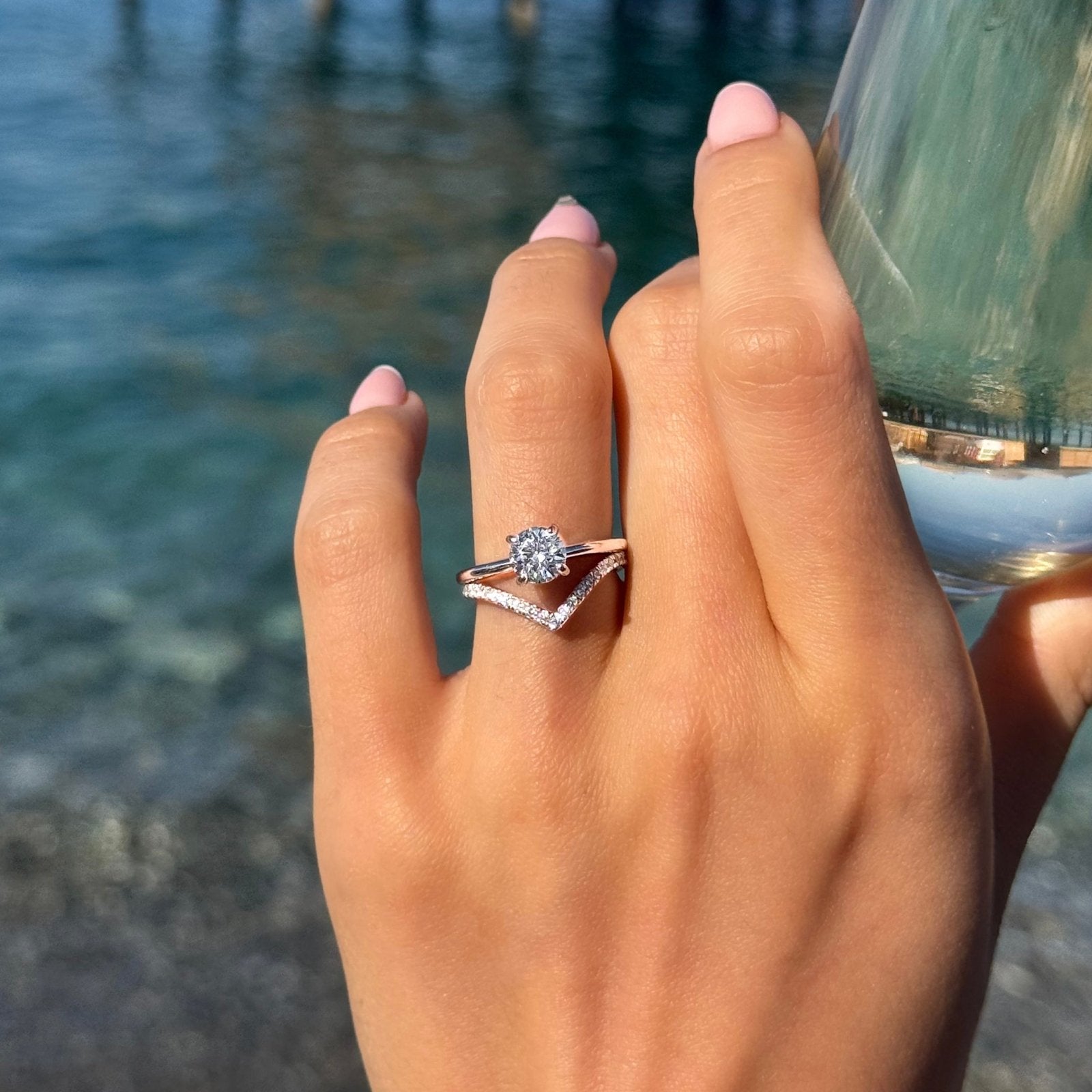 Sterling Silver Serene Ring - Luxe Emporium x