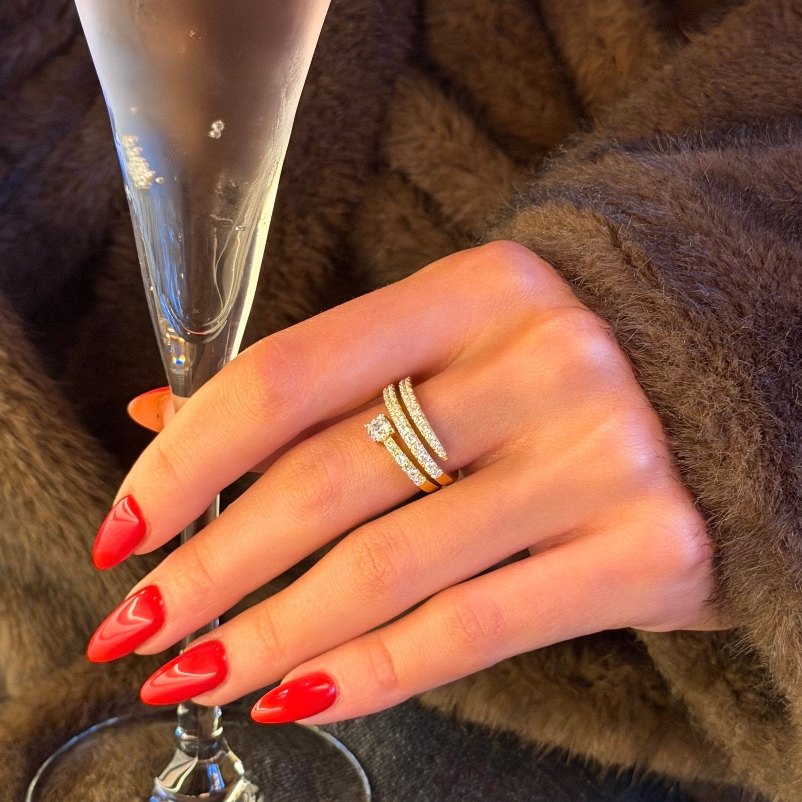 Gold Opiea Ring - Luxe Emporium x