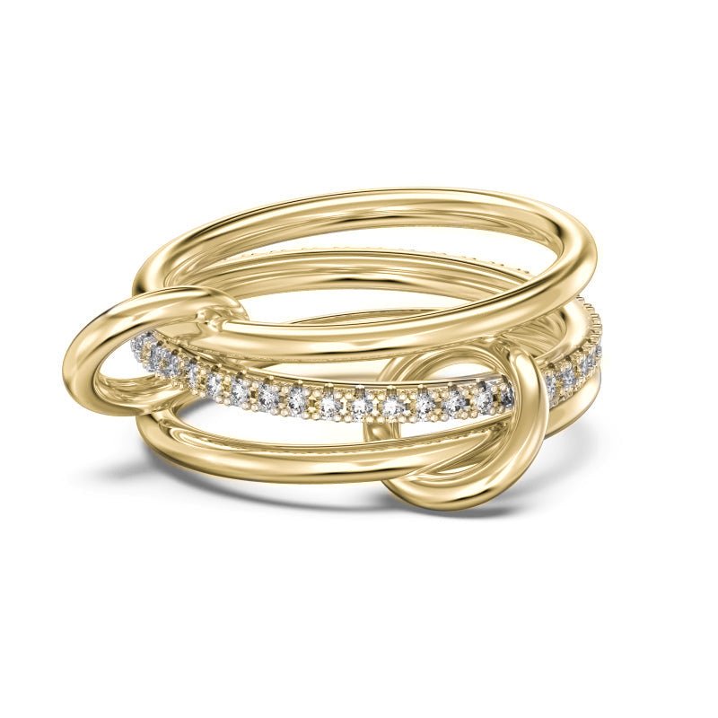 Gold Triple Band Ring - Luxe Emporium x