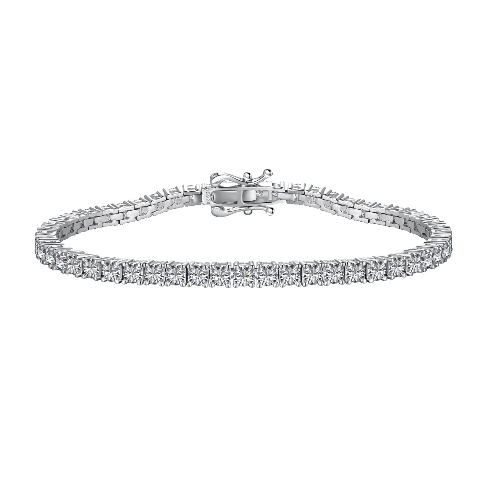 Sterling Silver Halle Tennis Bracelet - Luxe Emporium x