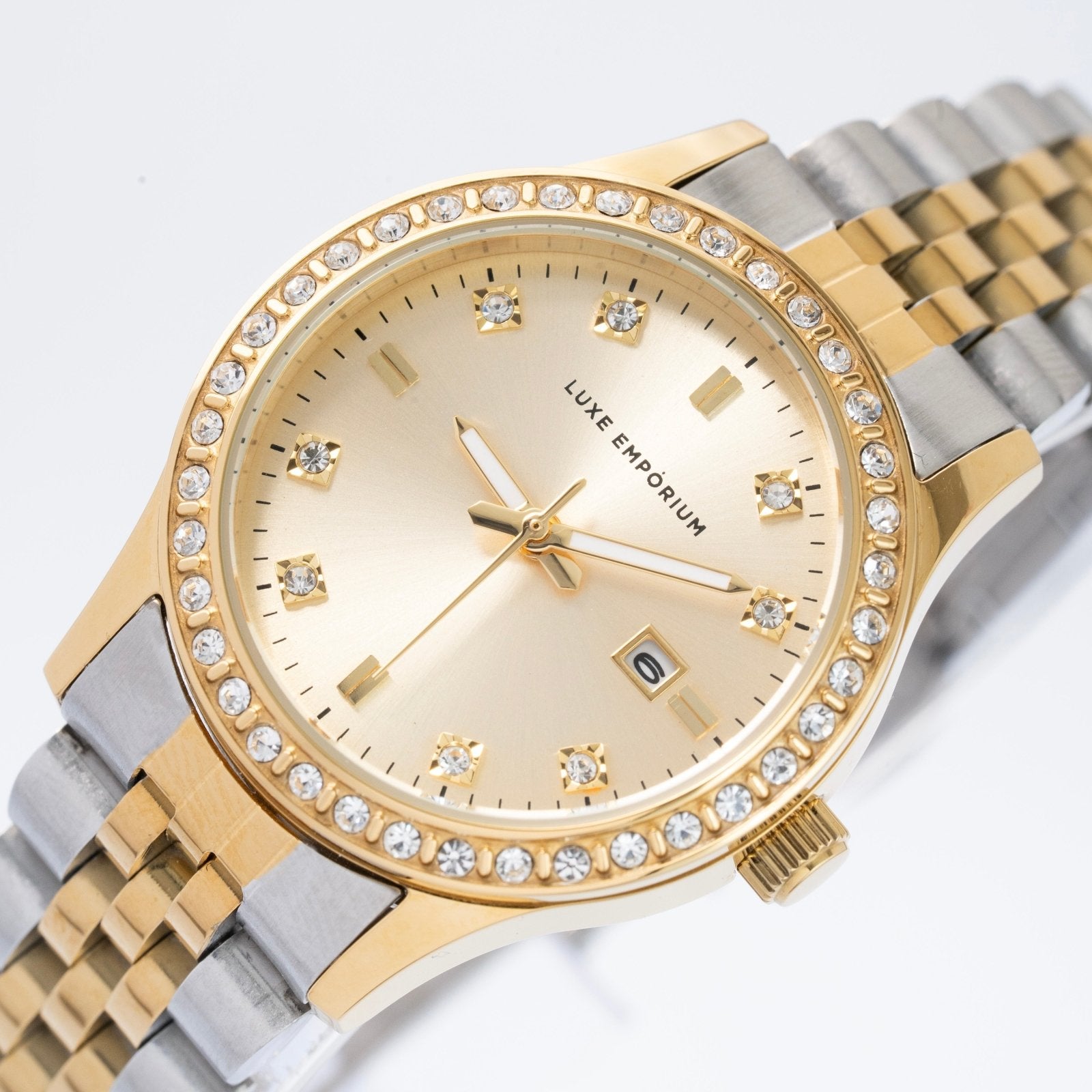 Two Tone Champagne Cavallia 30 Watch - Luxe Emporium x