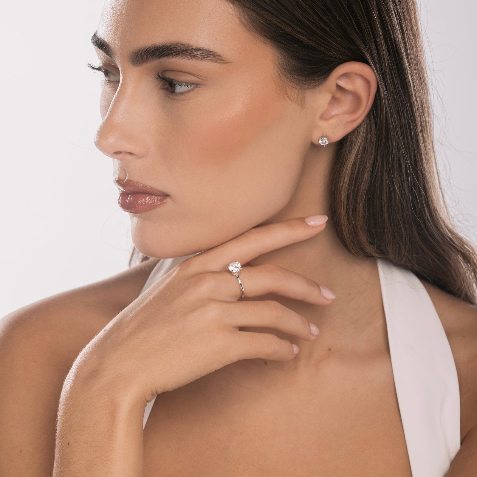 Sterling Silver 2ct Étoile Ring - Luxe Emporium x