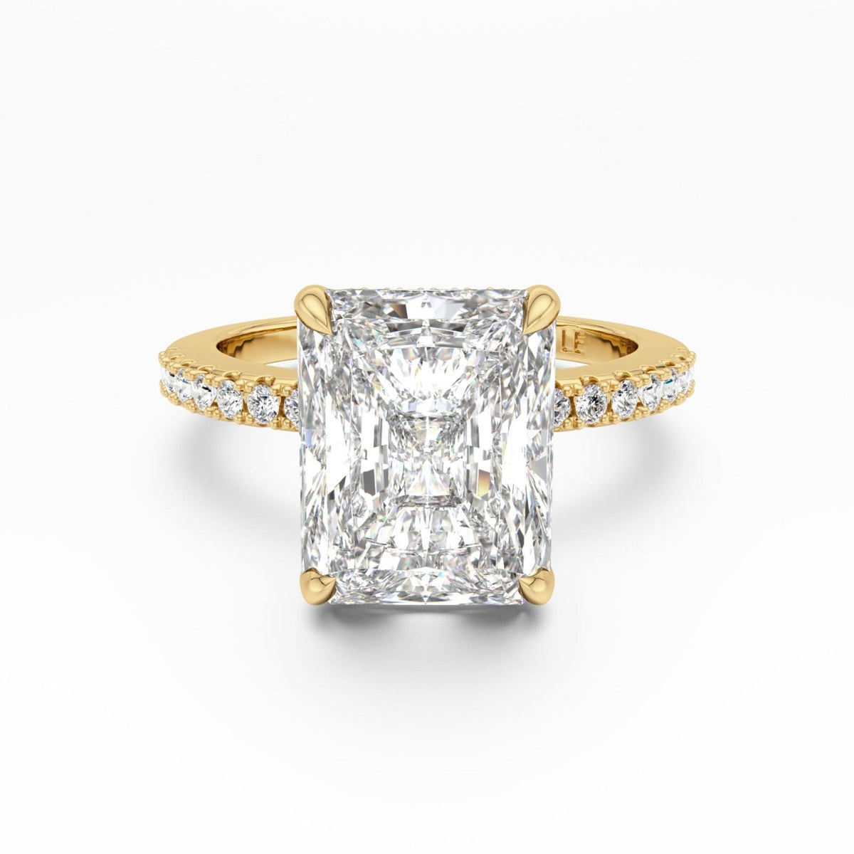 Gold Radiant Cut Jasmine Ring - Luxe Emporium x