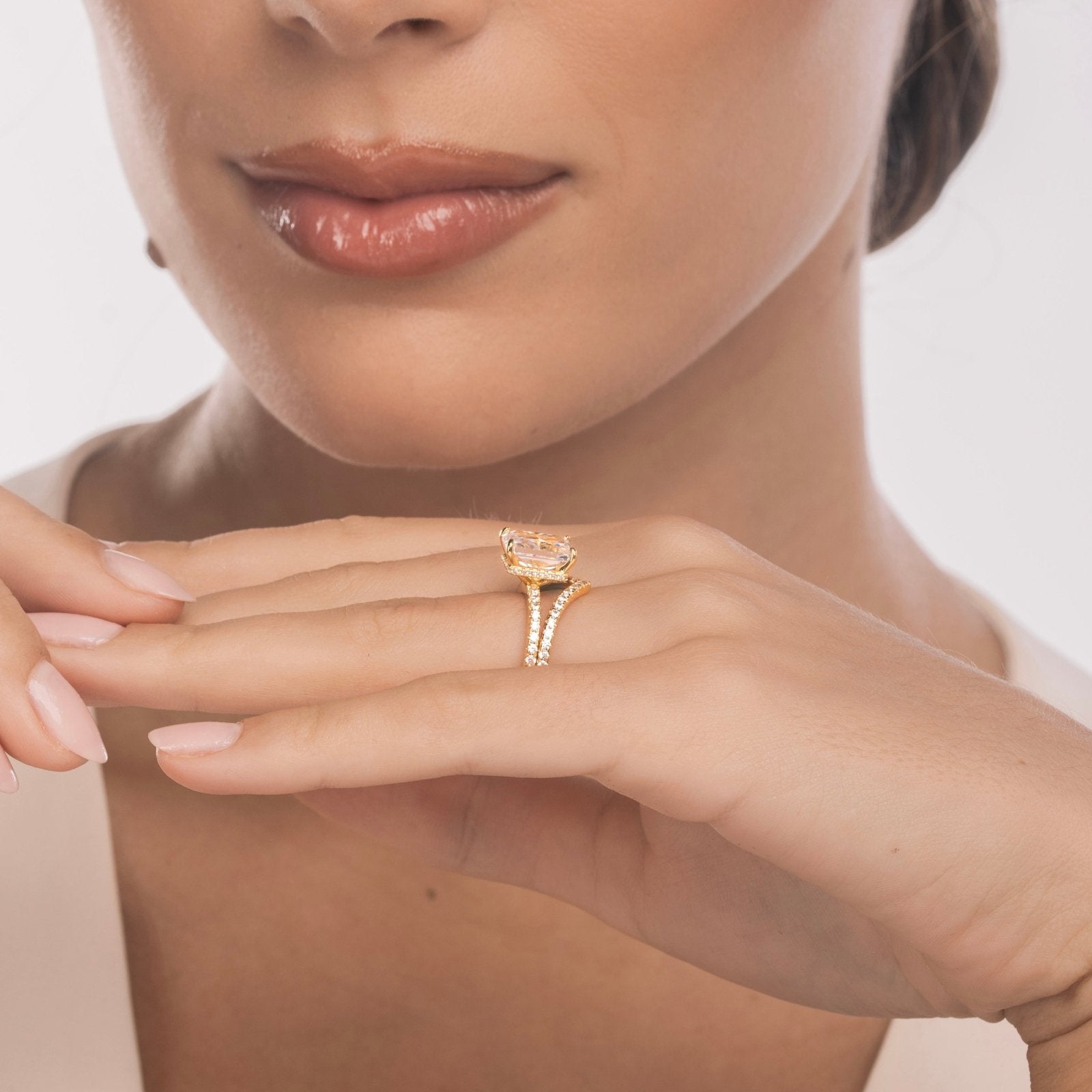 Gold Wishbone Ring - Luxe Emporium x