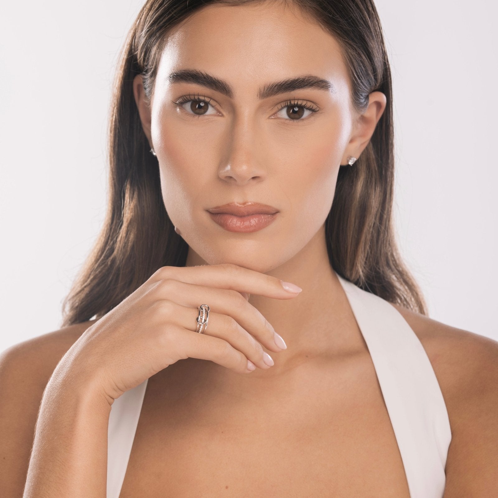 Sterling Silver Triple Band Ring - Luxe Emporium x