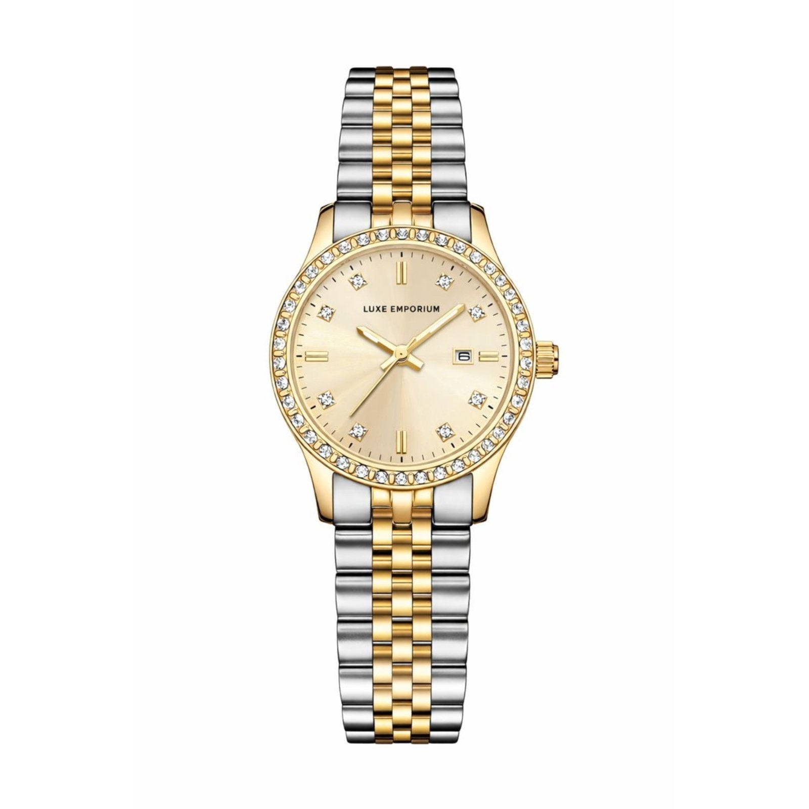 Two Tone Champagne Cavallia 30 Watch - Luxe Emporium x