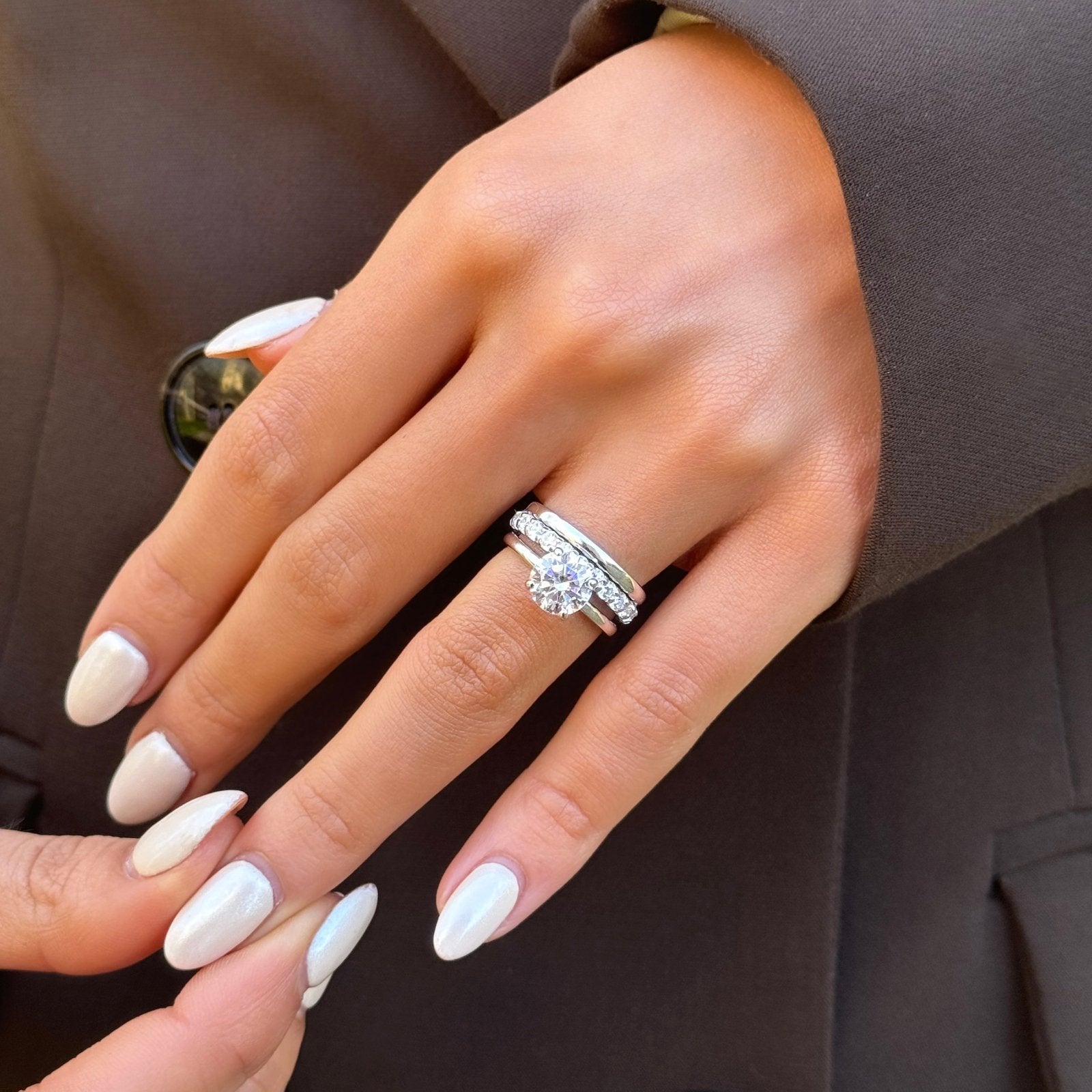 Sterling Silver 2ct Étoile Ring - Luxe Emporium x