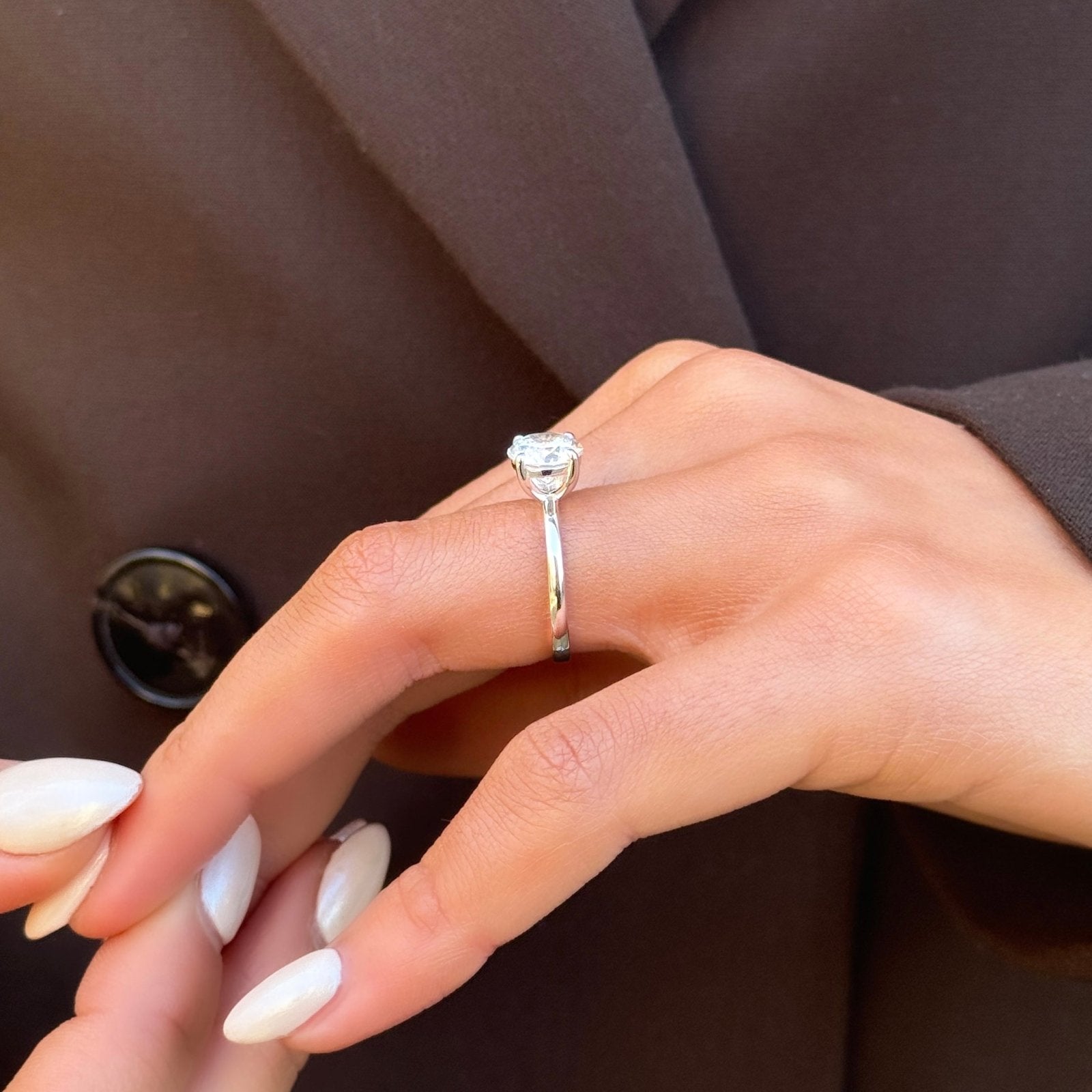 Sterling Silver 2ct Étoile Ring - Luxe Emporium x