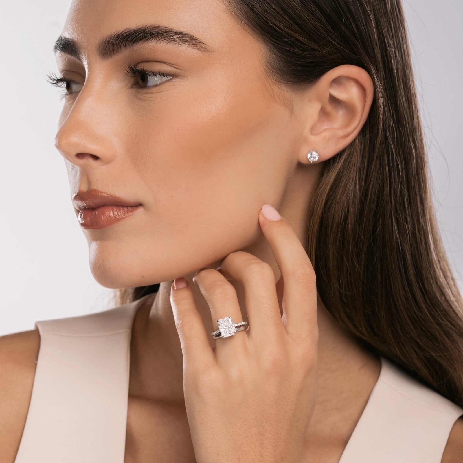 Sterling Silver Ayda Band Ring - Luxe Emporium x