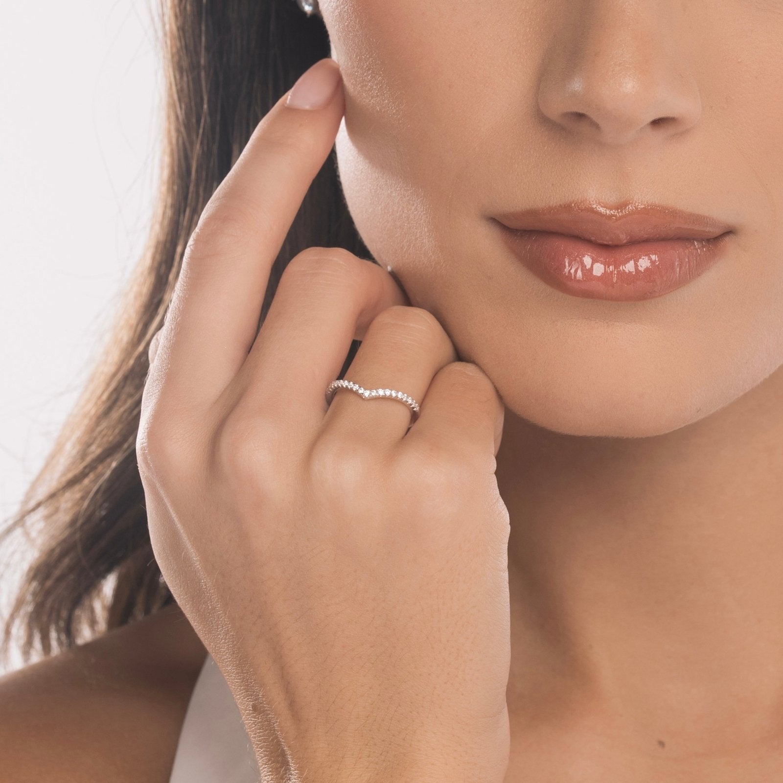 Sterling Silver Wishbone Ring - Luxe Emporium x