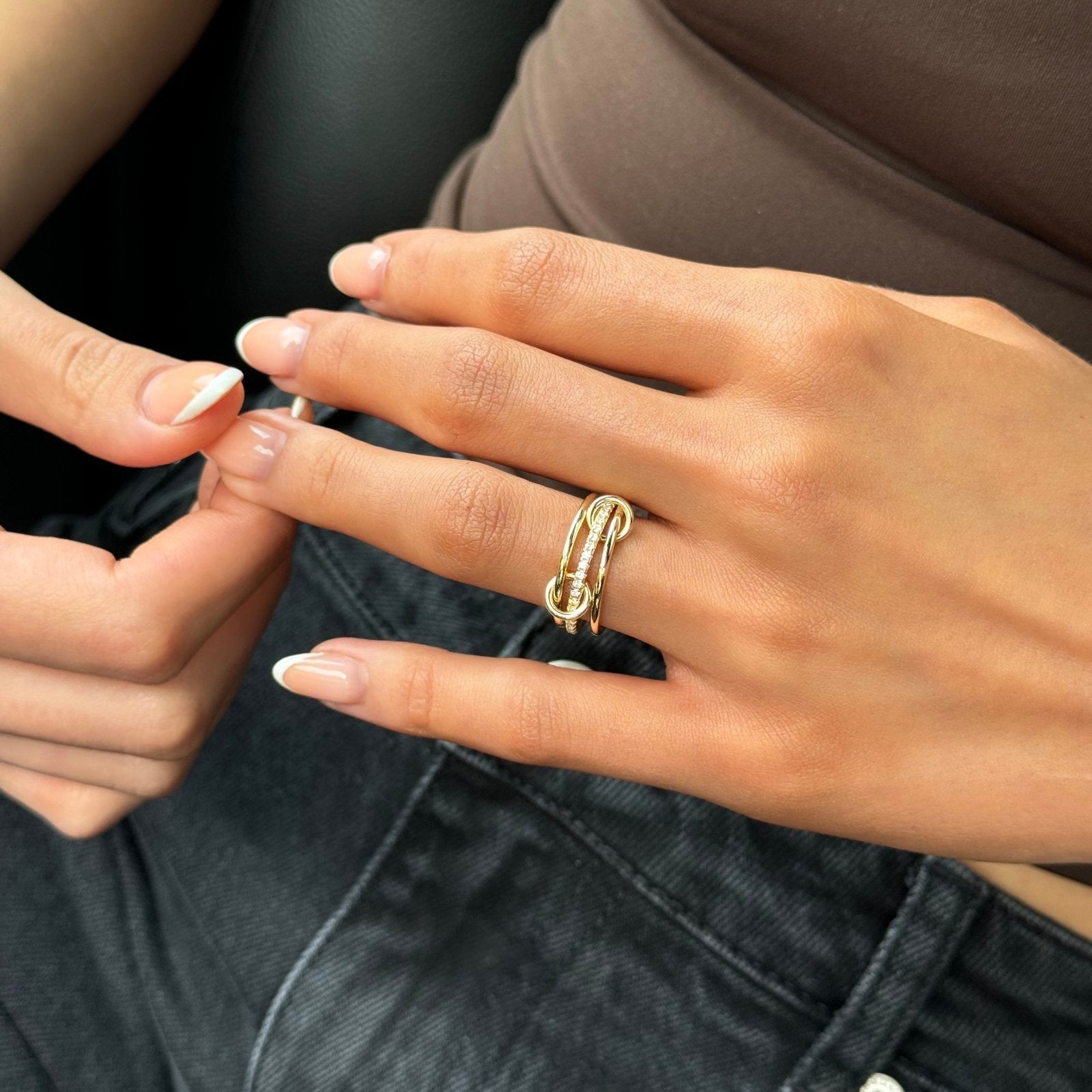 Gold Triple Band Ring - Luxe Emporium x