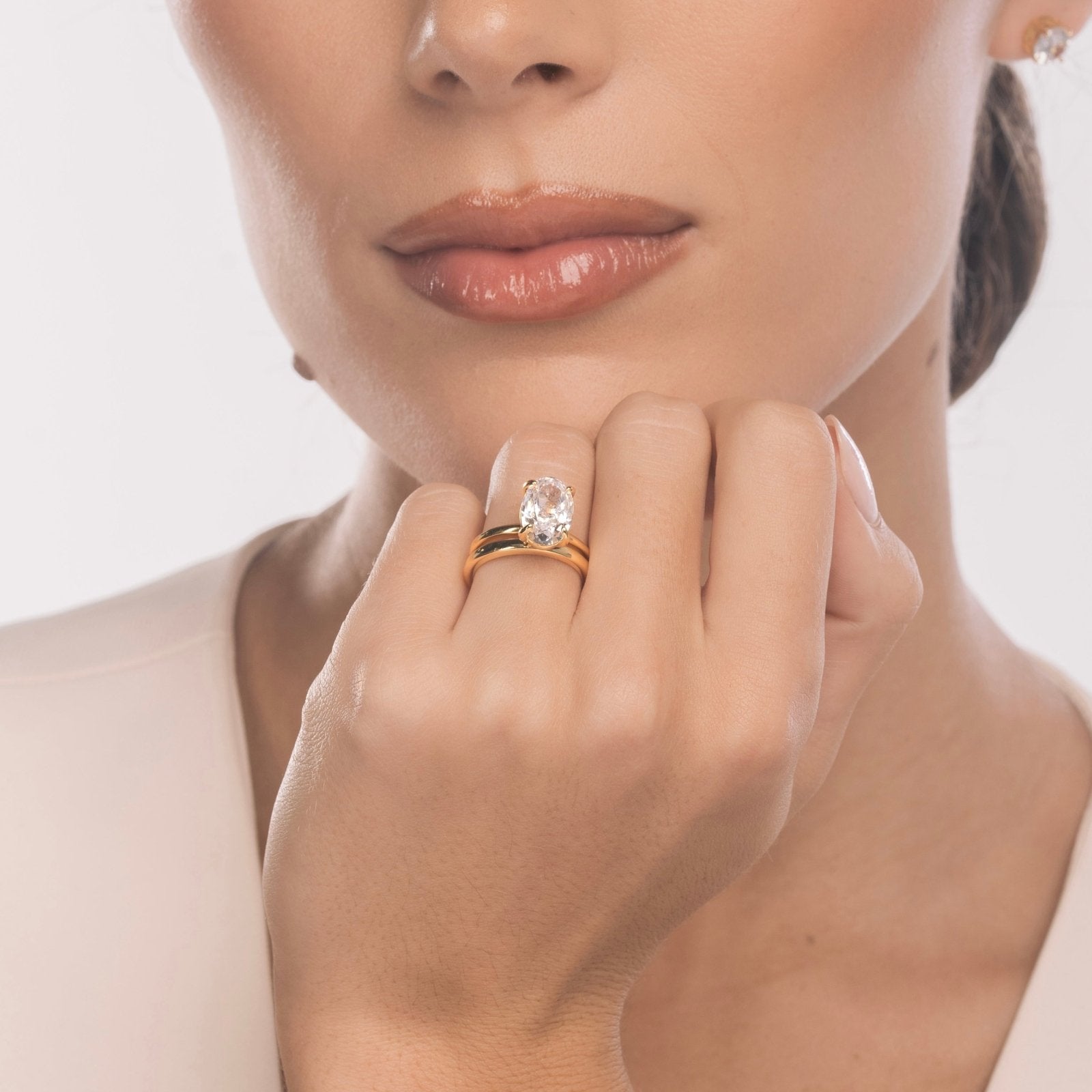 Gold Ayda Band Ring - Luxe Emporium x