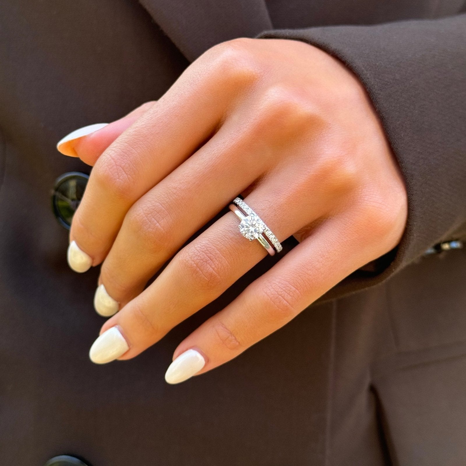 Sterling Silver 1ct Classic Raina Ring - Luxe Emporium x