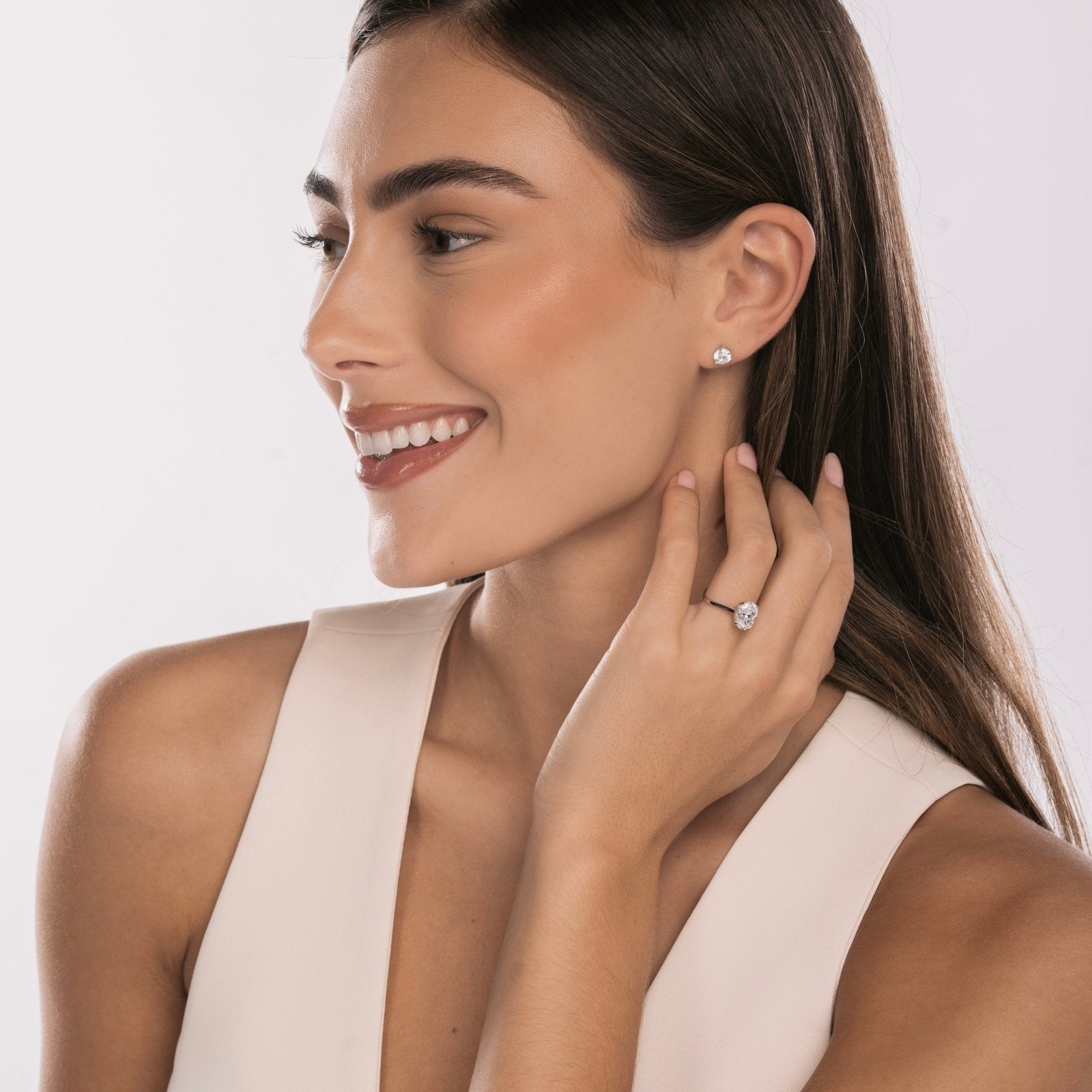 Sterling Silver Emera Ring - Luxe Emporium x