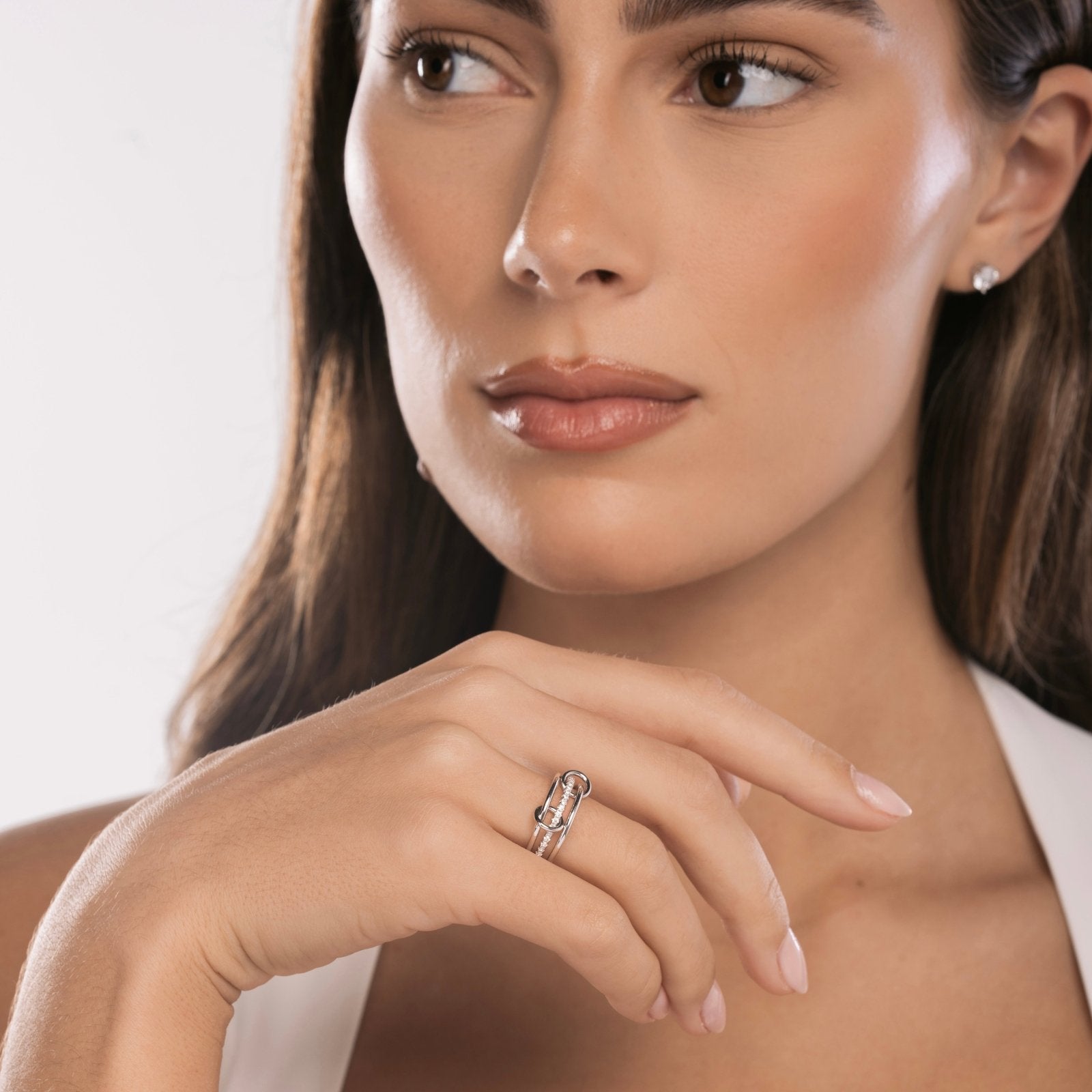 Sterling Silver Triple Band Ring - Luxe Emporium x