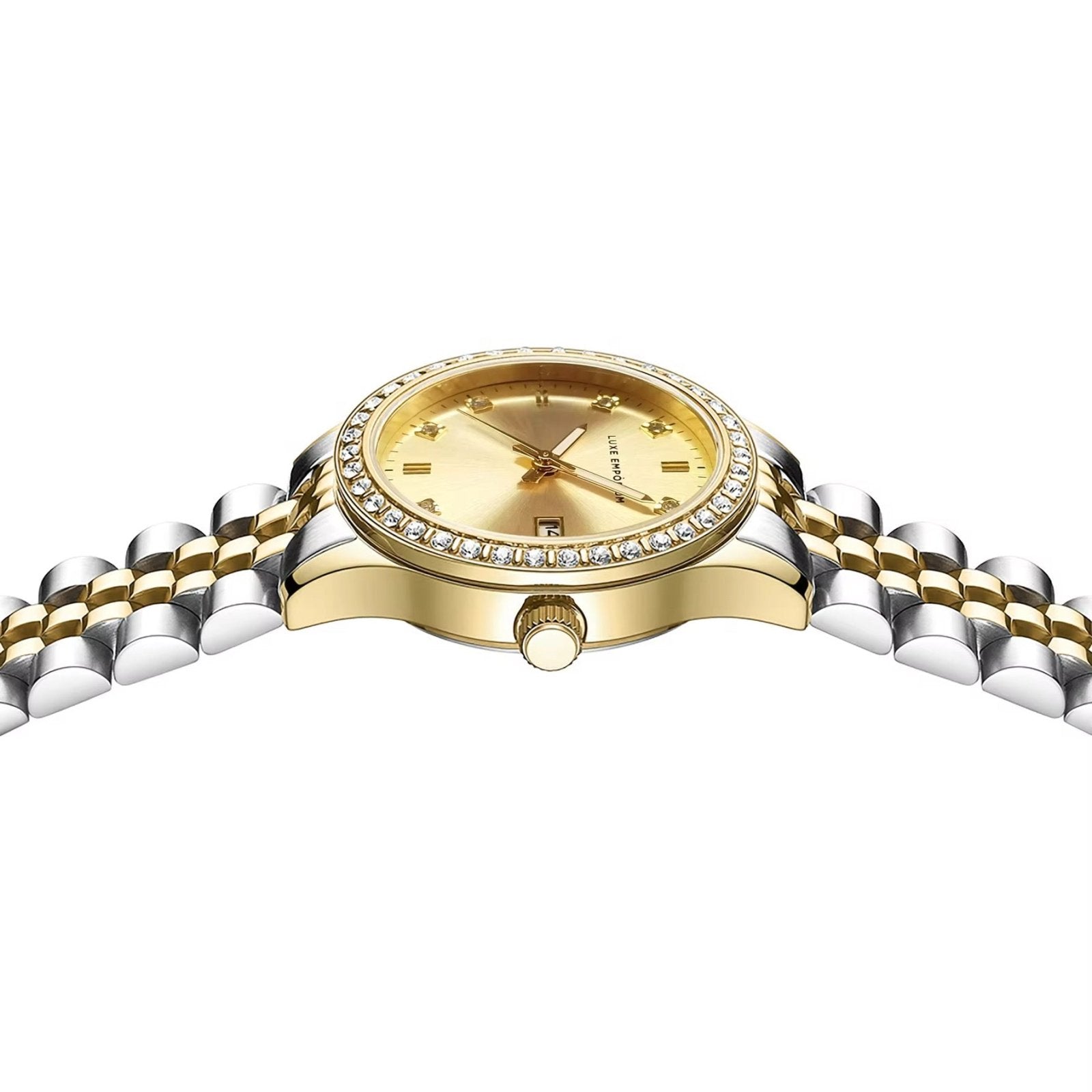 Two Tone Champagne Cavallia 30 Watch - Luxe Emporium x