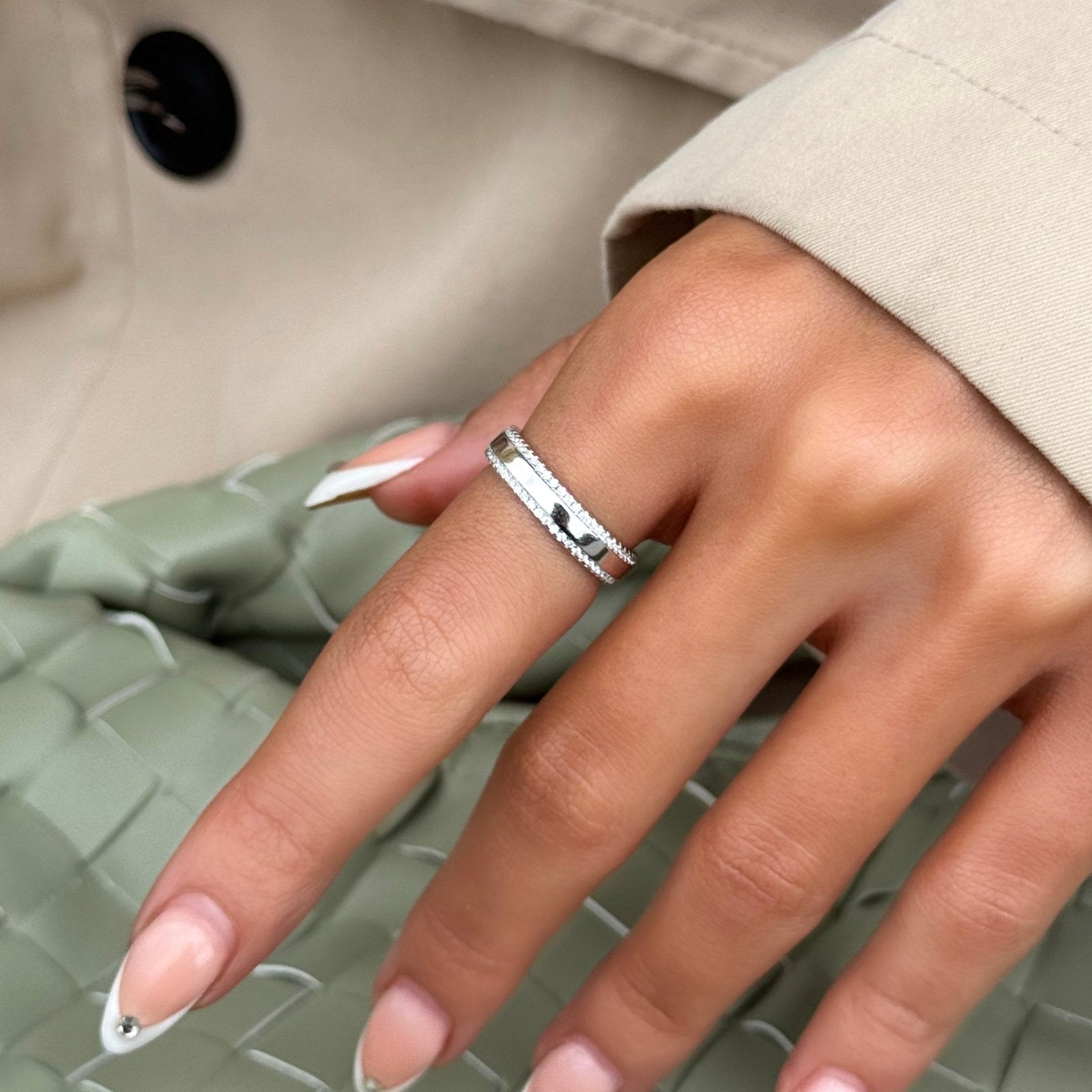 Sterling Silver Marion Ring - Luxe Emporium x