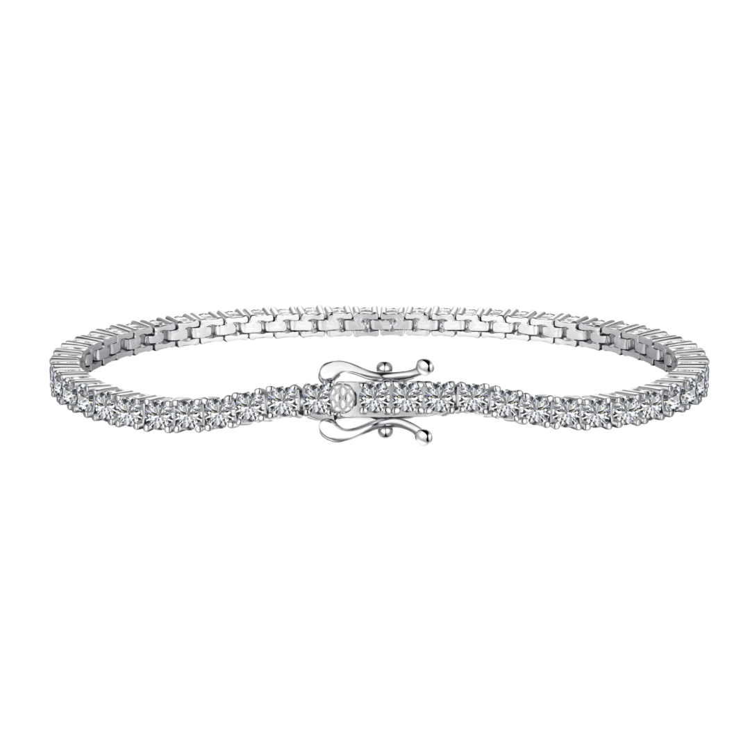 Sterling Silver Halle Tennis Bracelet - Luxe Emporium x
