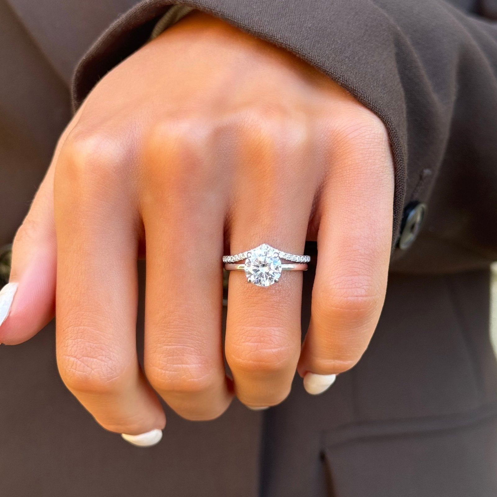 Sterling Silver 2ct Étoile Ring - Luxe Emporium x