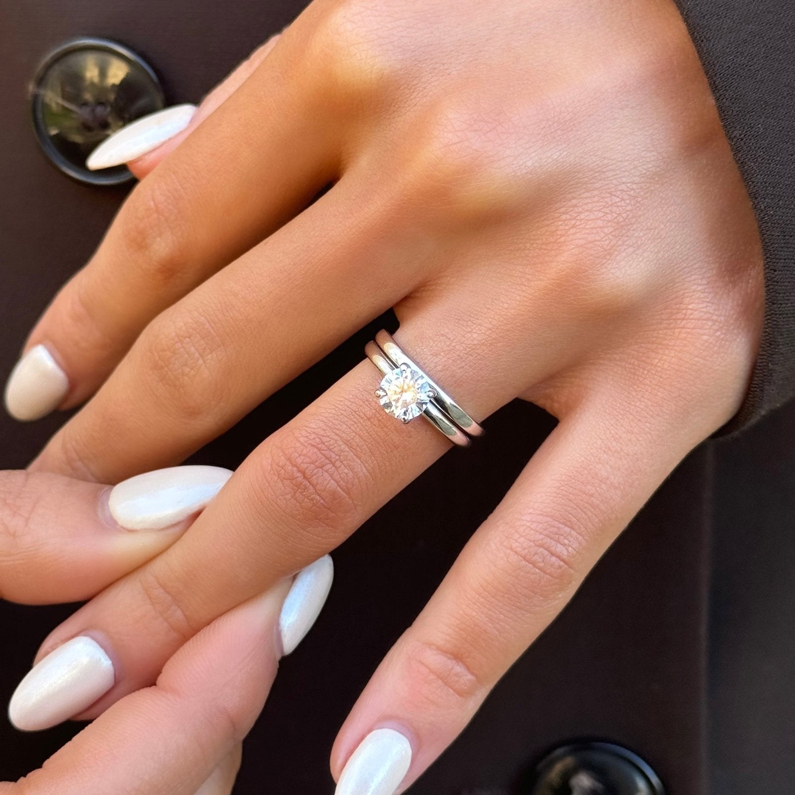 Sterling Silver 1ct Classic Raina Ring - Luxe Emporium x