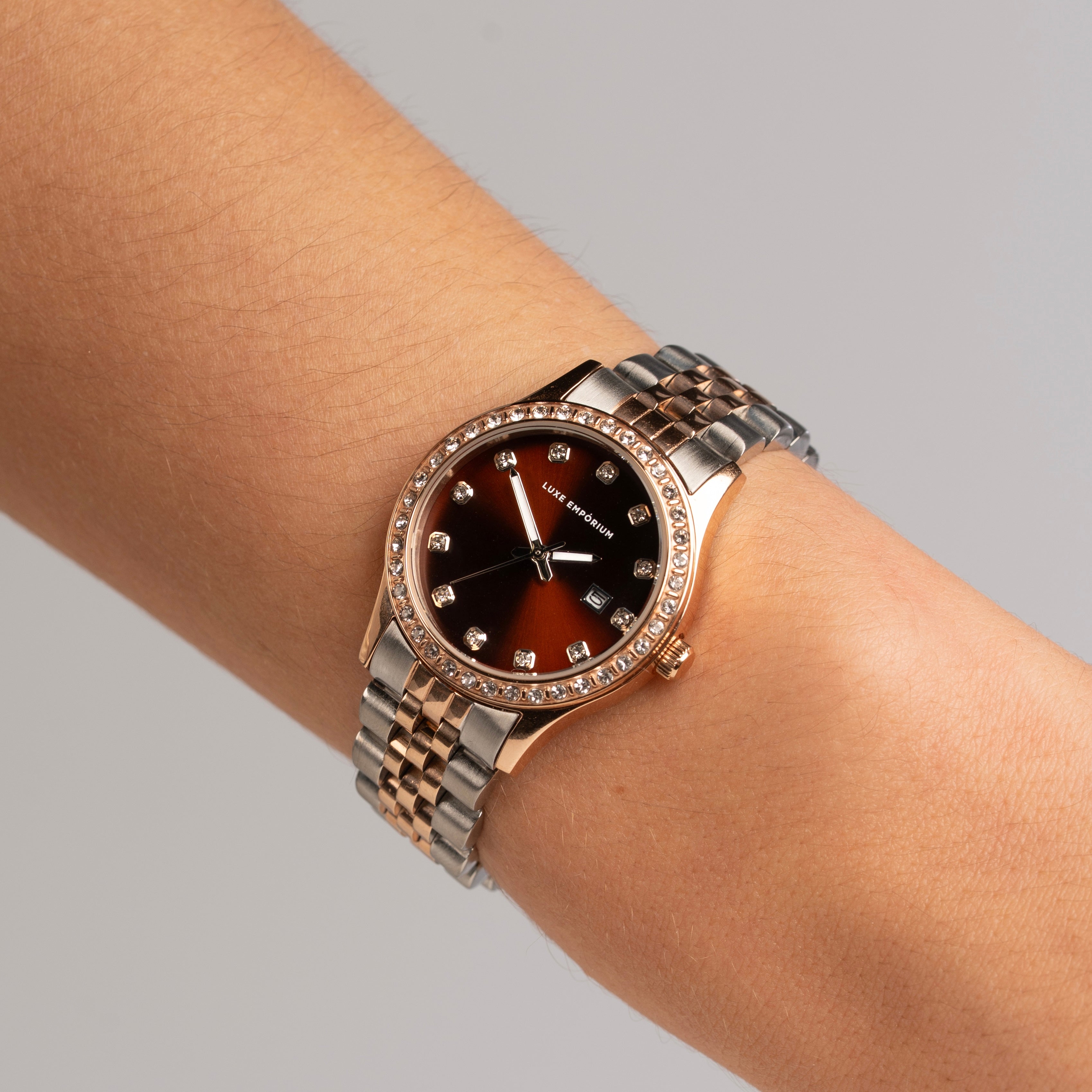 Two Tone Chocolate Cavallia 30 Watch