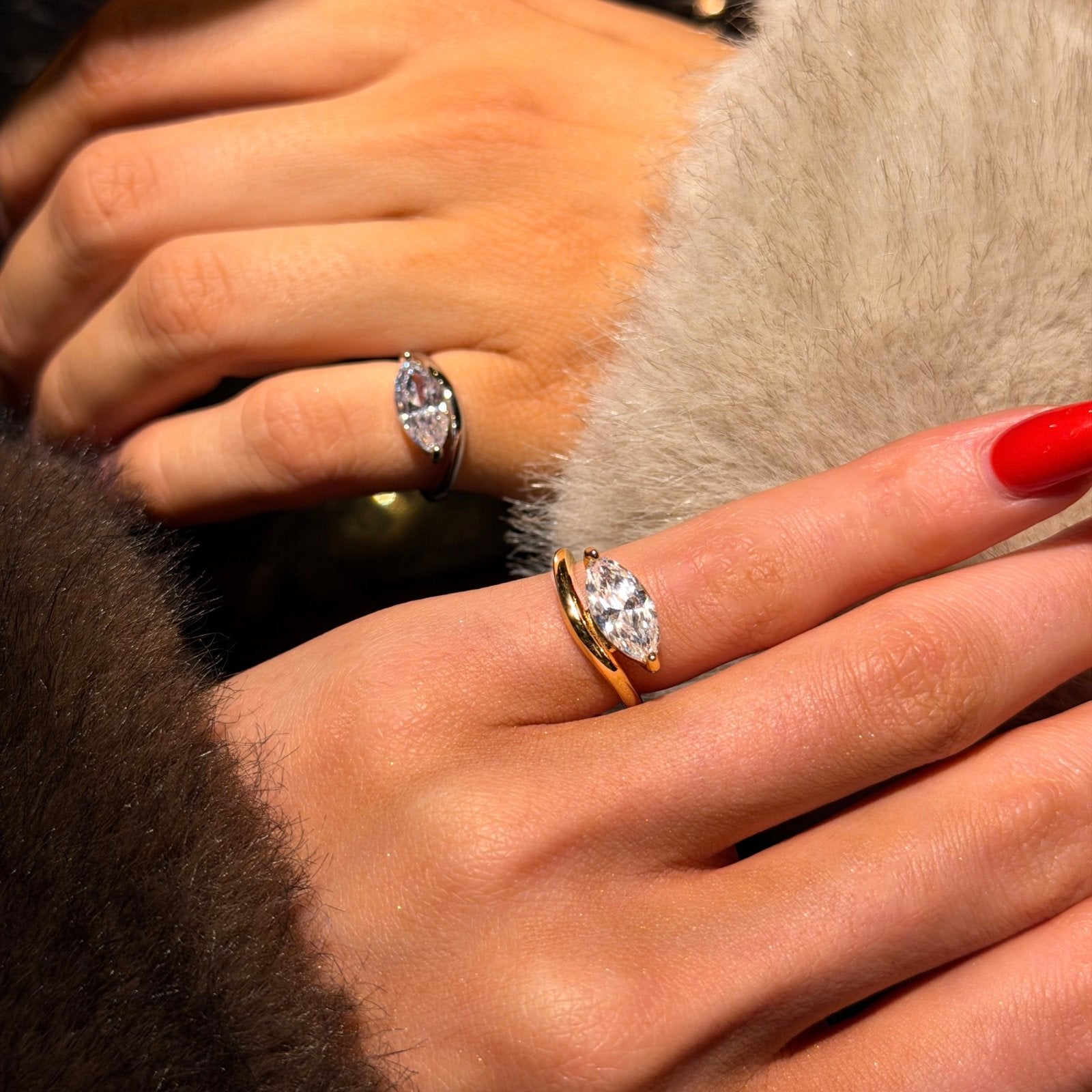 Sterling Silver Céleste Pinky Ring - Luxe Emporium x