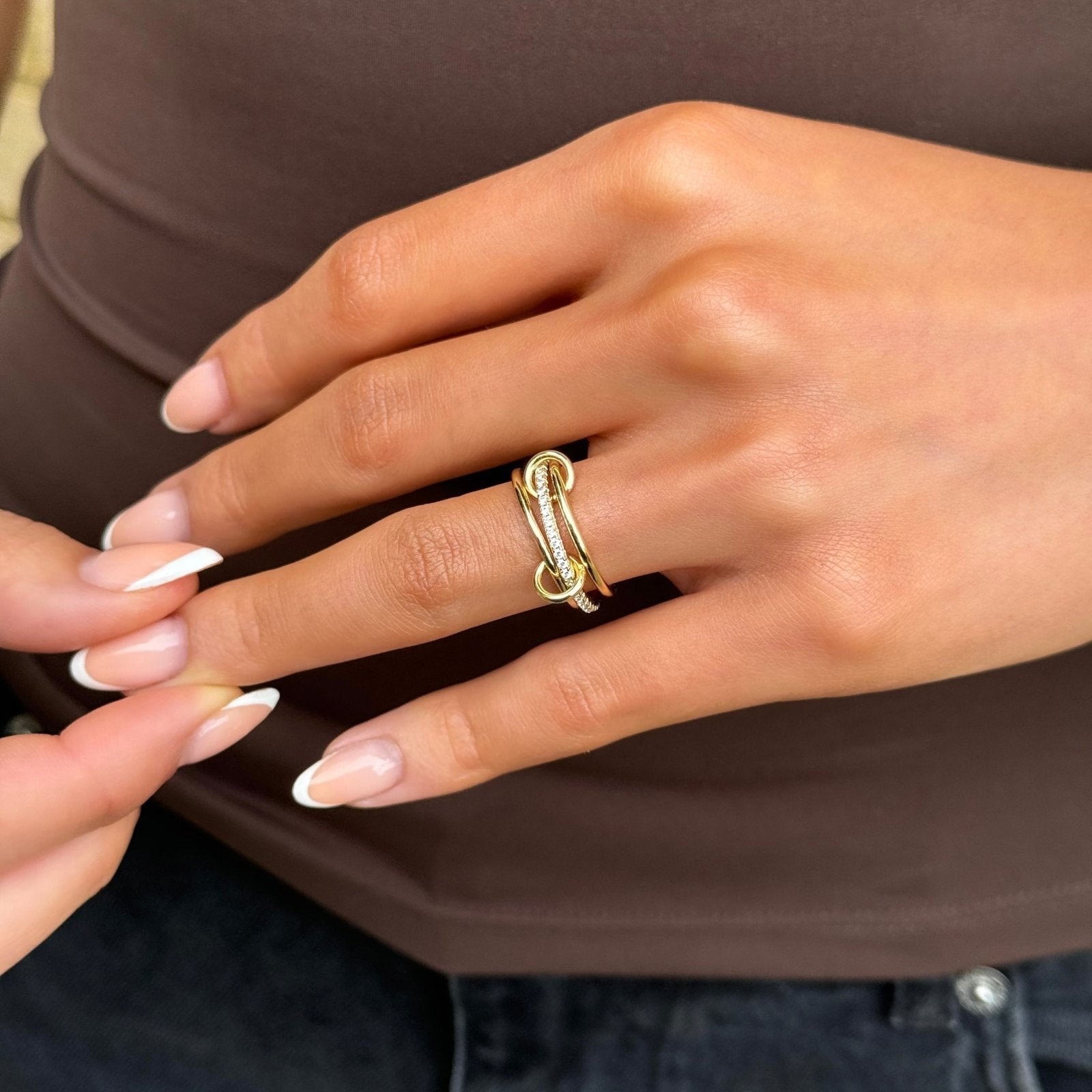 Gold Triple Band Ring - Luxe Emporium x