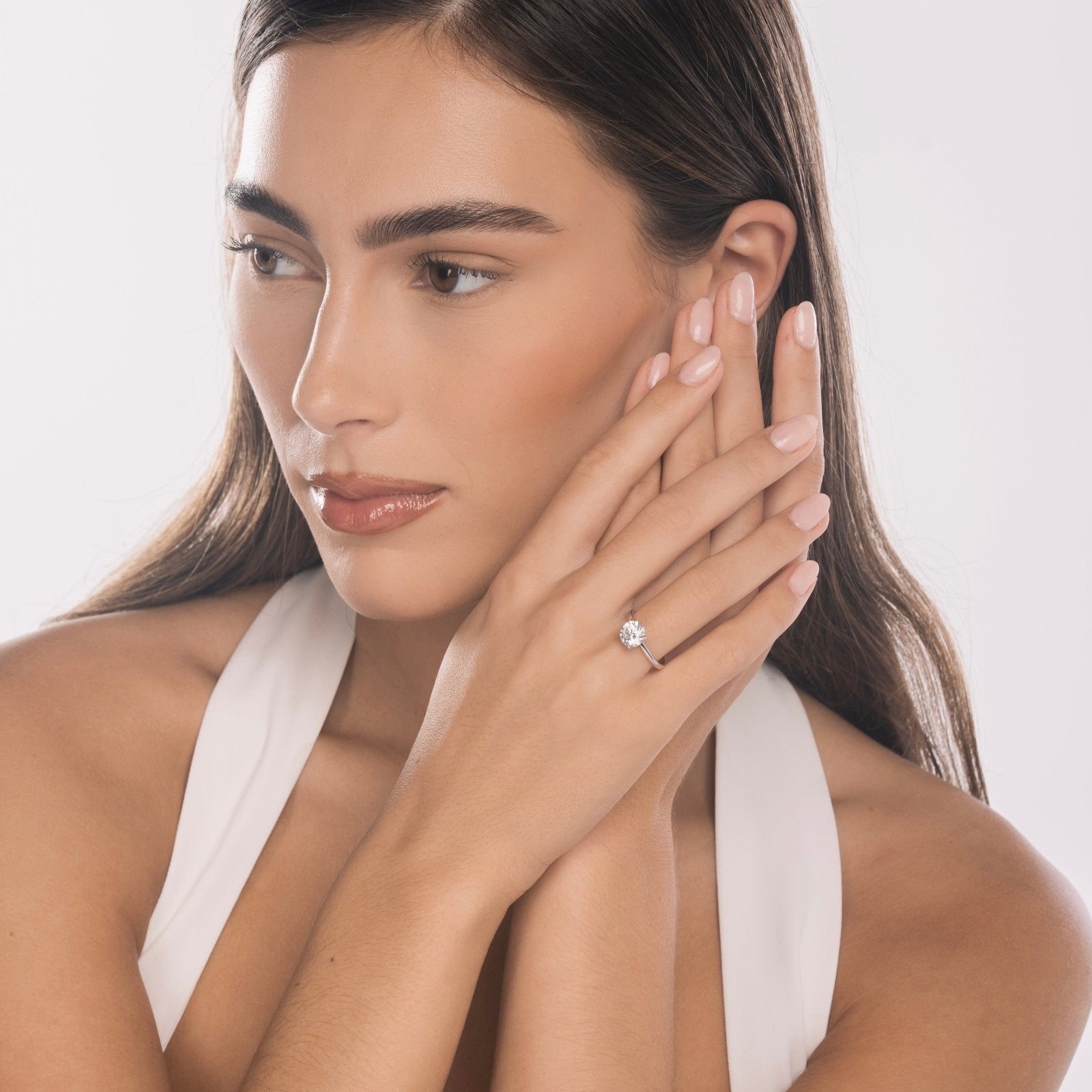 Sterling Silver 2ct Étoile Ring - Luxe Emporium x