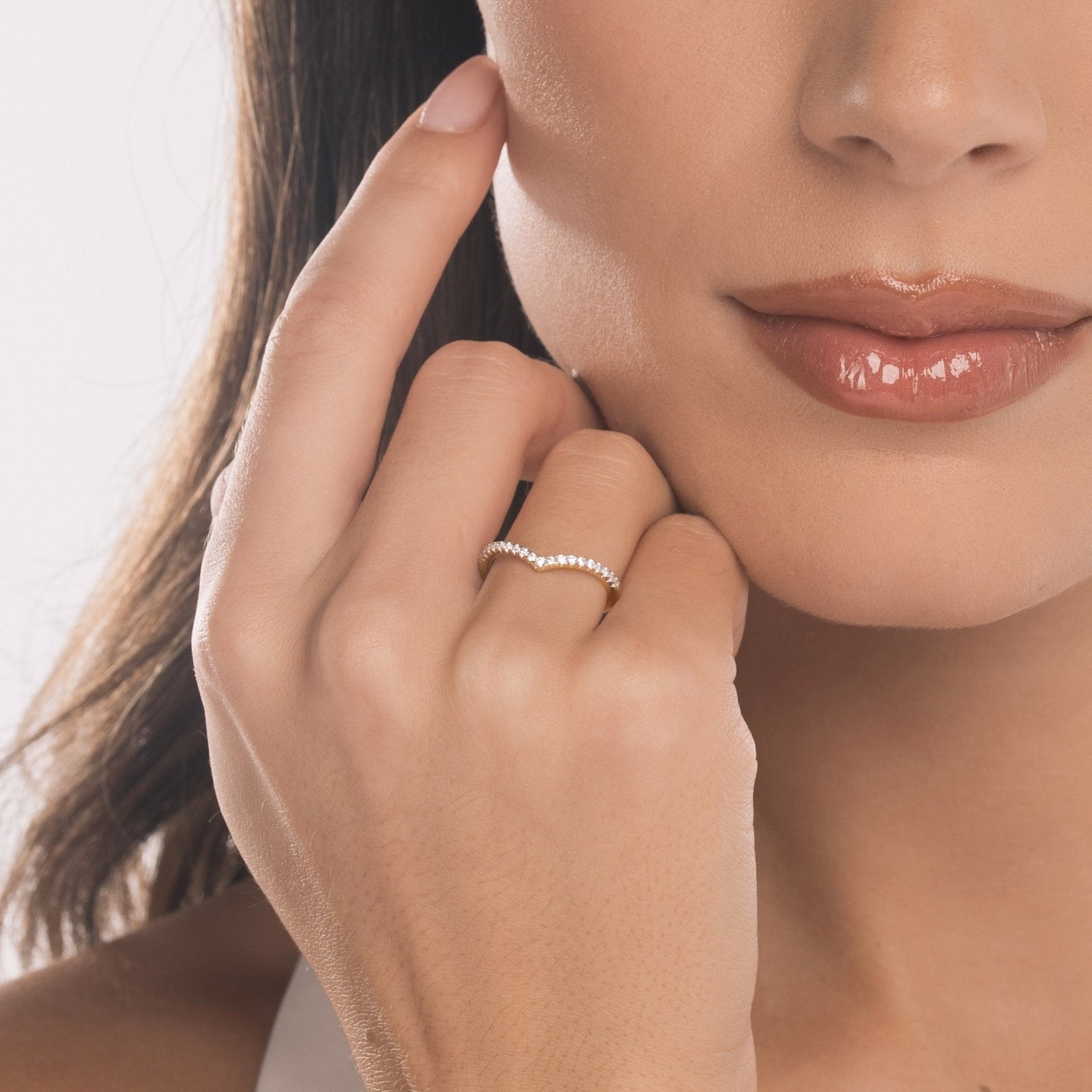 Gold Wishbone Ring - Luxe Emporium x