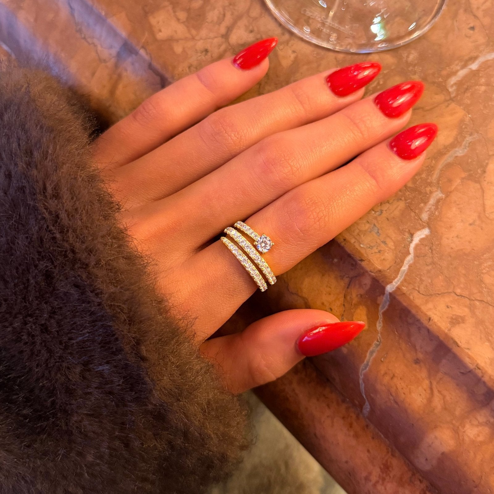 Gold Opiea Ring - Luxe Emporium x