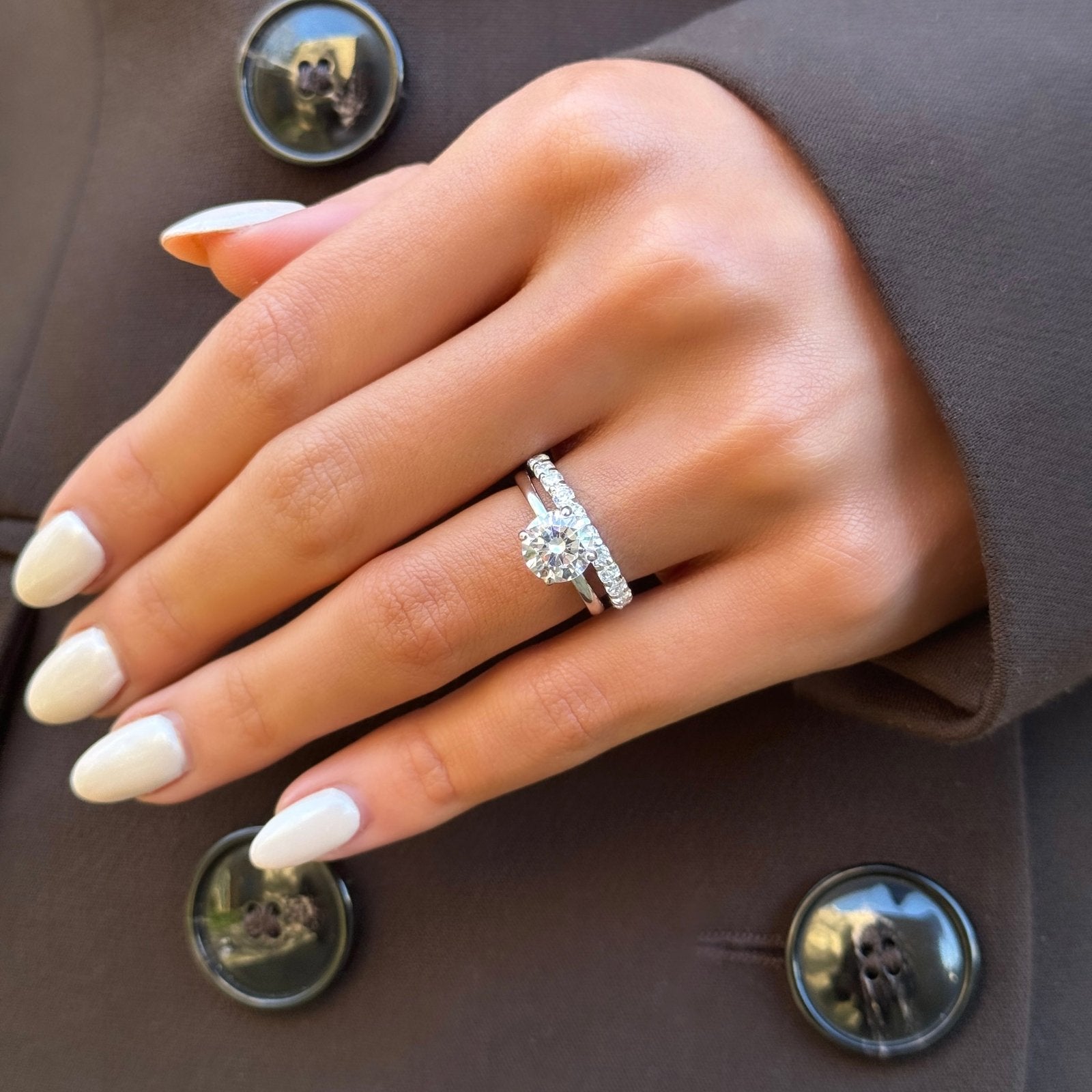 Sterling Silver 2ct Étoile Ring - Luxe Emporium x