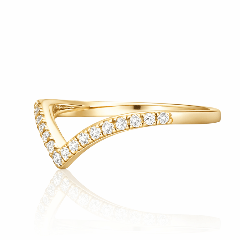 Gold Wishbone Ring - Luxe Emporium x