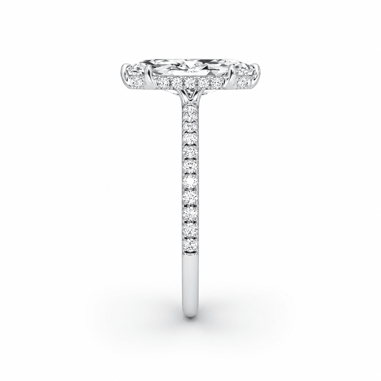 Sterling Silver Marquise Ring - Luxe Emporium x
