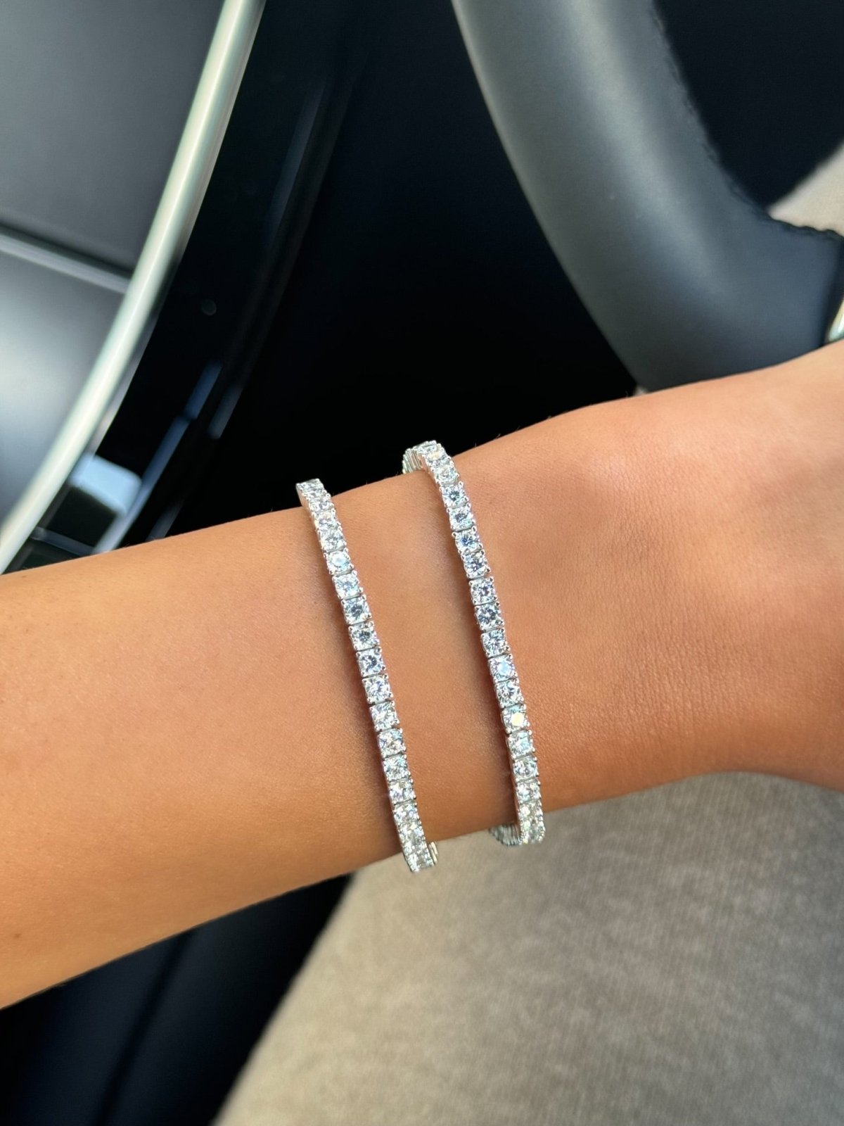 Sterling Silver Halle Tennis Bracelet - Luxe Emporium x