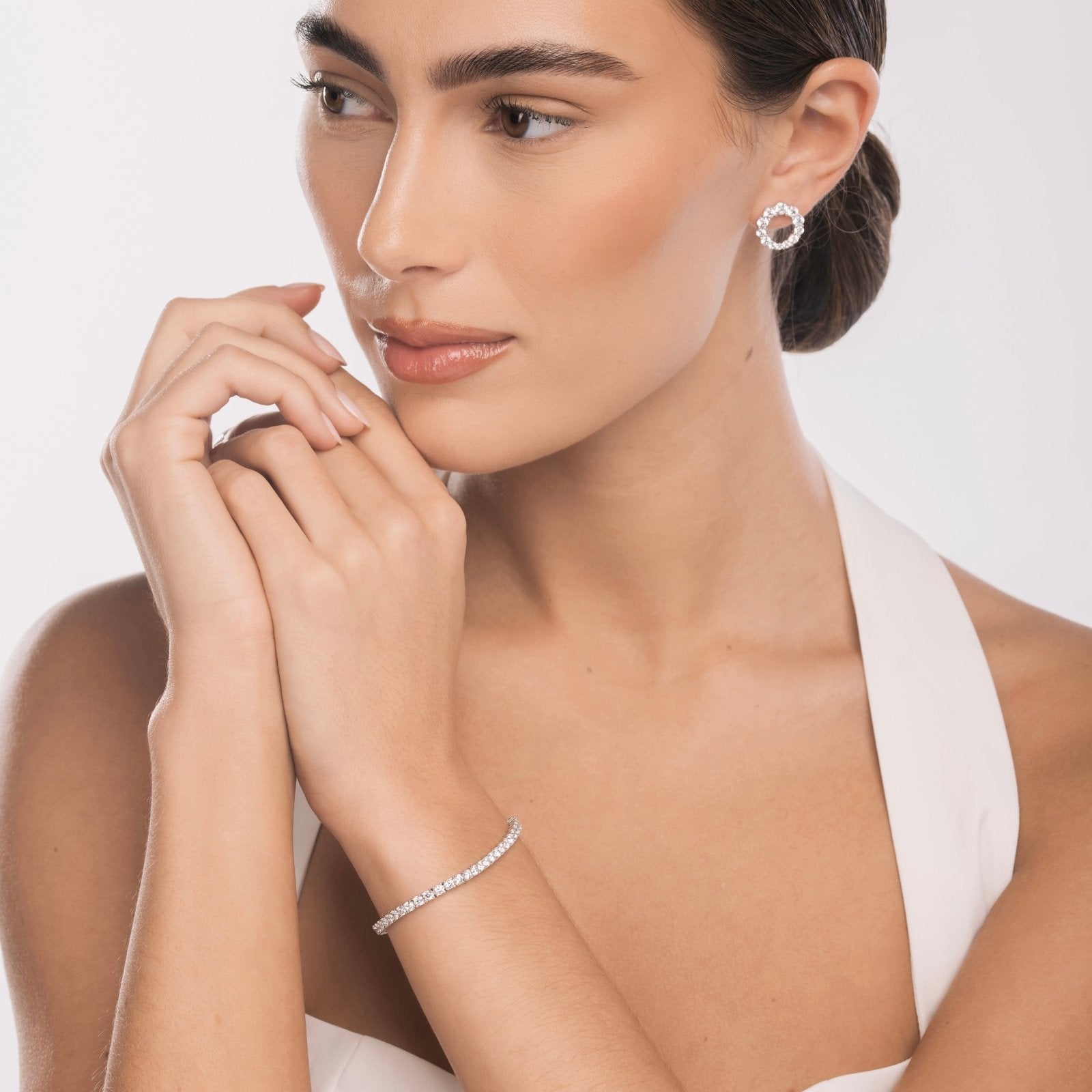 Sterling Silver Premium 3MM Tennis Bracelet - Luxe Emporium x