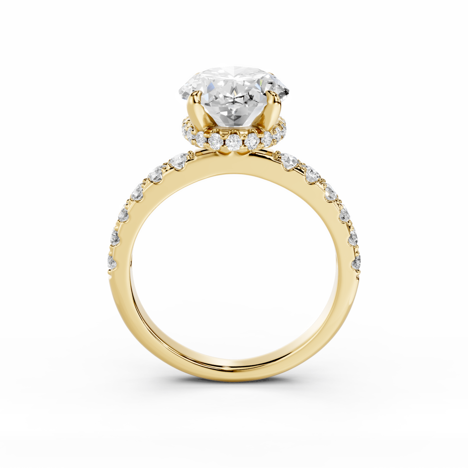 Gold Elysia Solitaire Ring - Luxe Emporium x
