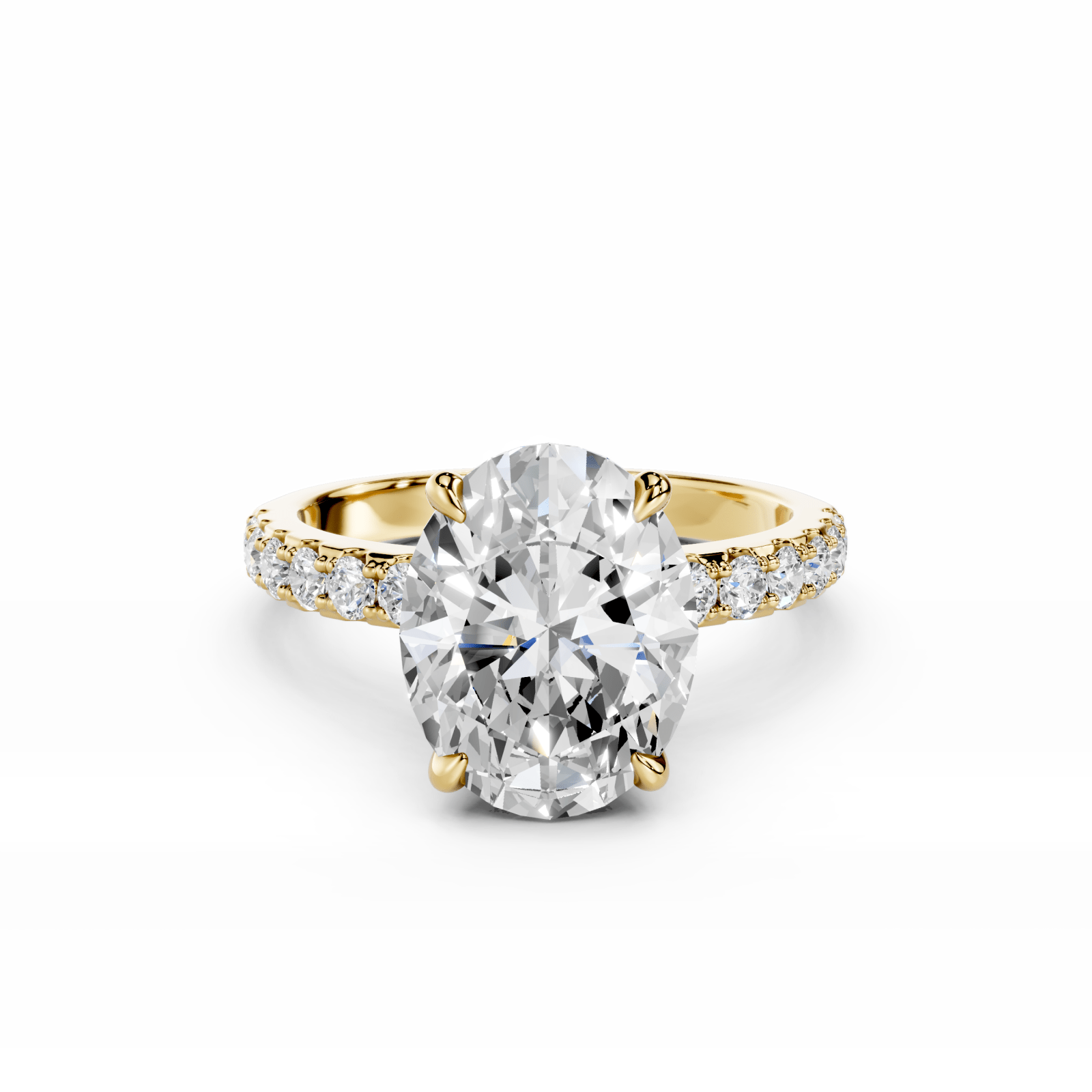 Gold Elysia Solitaire Ring - Luxe Emporium x