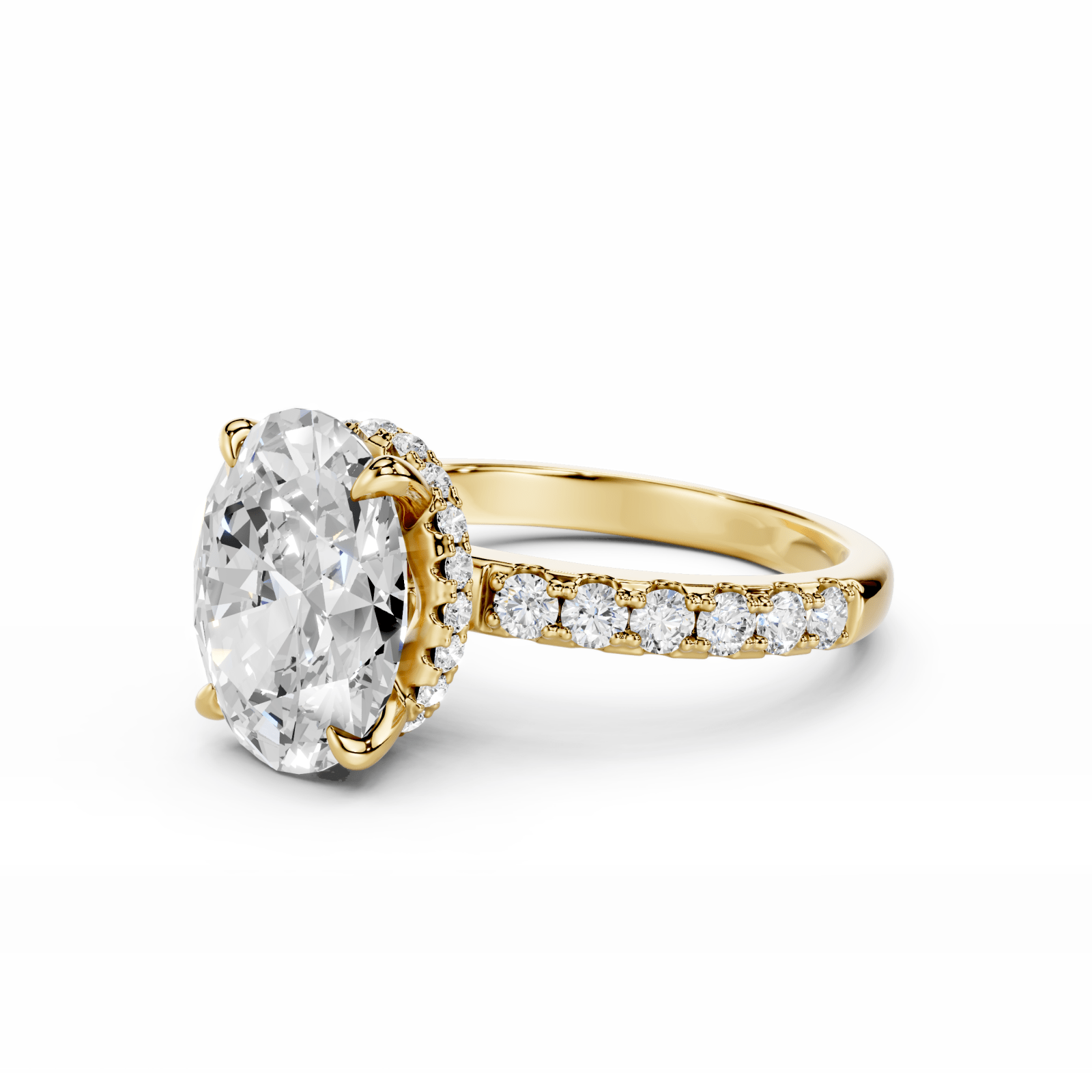 Gold Elysia Solitaire Ring - Luxe Emporium x