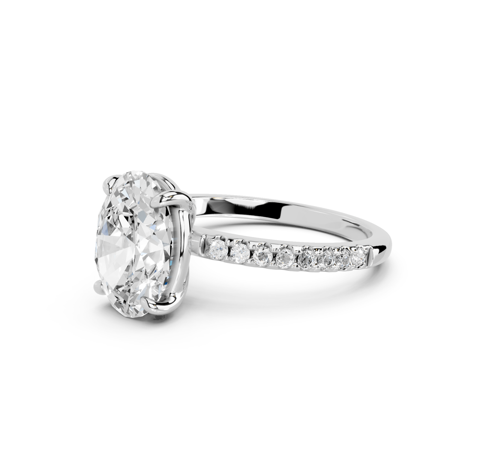 Sterling Silver Mini Solitaire Ring - Luxe Emporium x