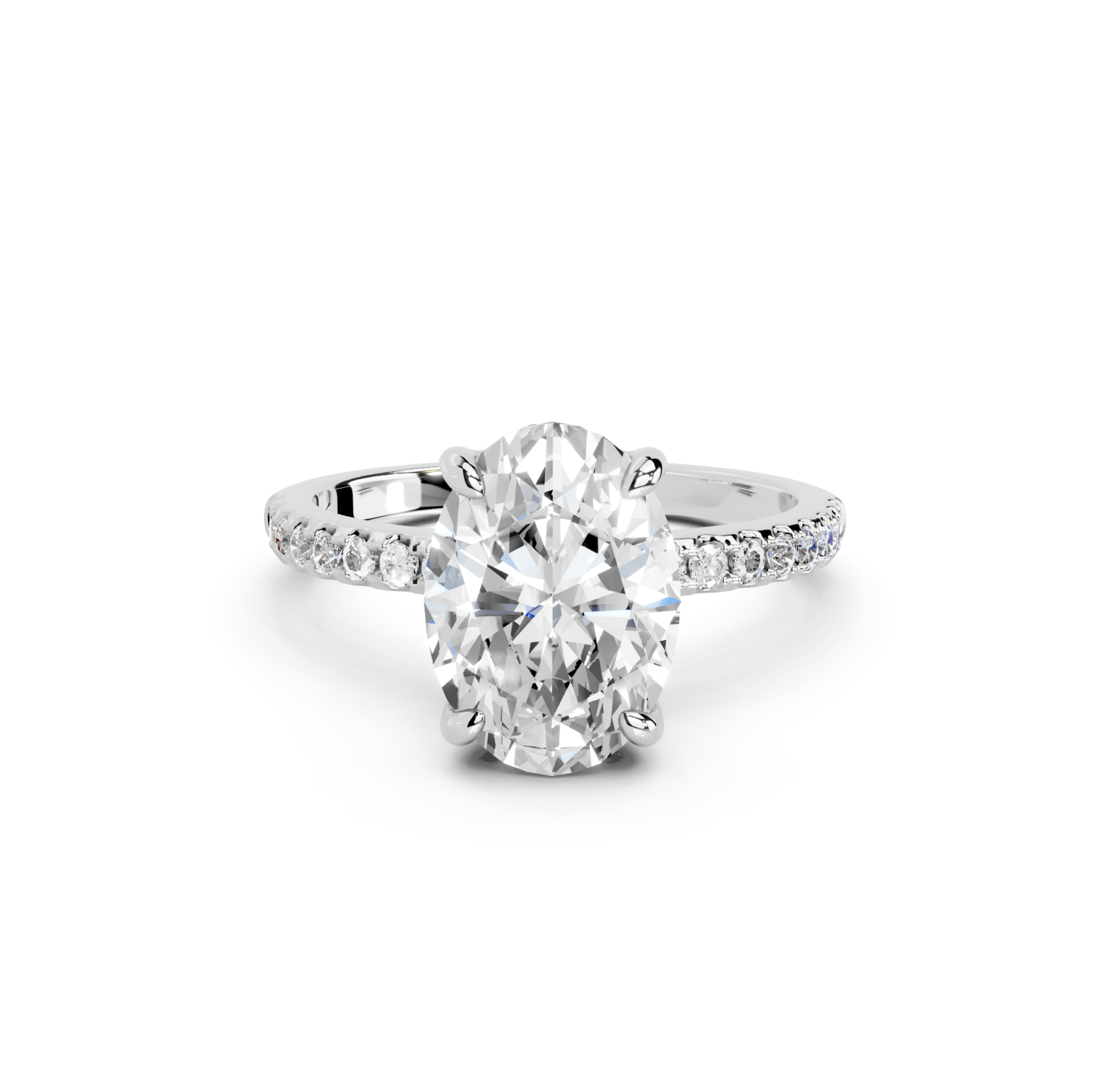 Sterling Silver Mini Solitaire Ring - Luxe Emporium x