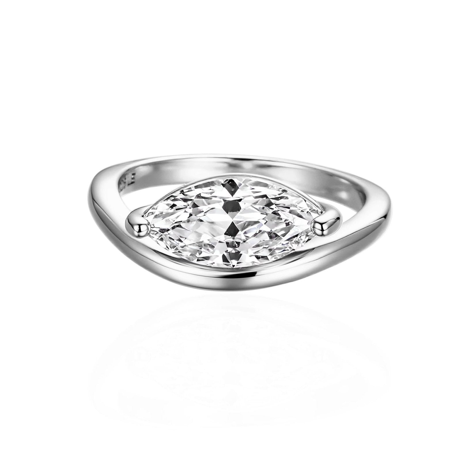 Sterling Silver Céleste Pinky Ring - Luxe Emporium x