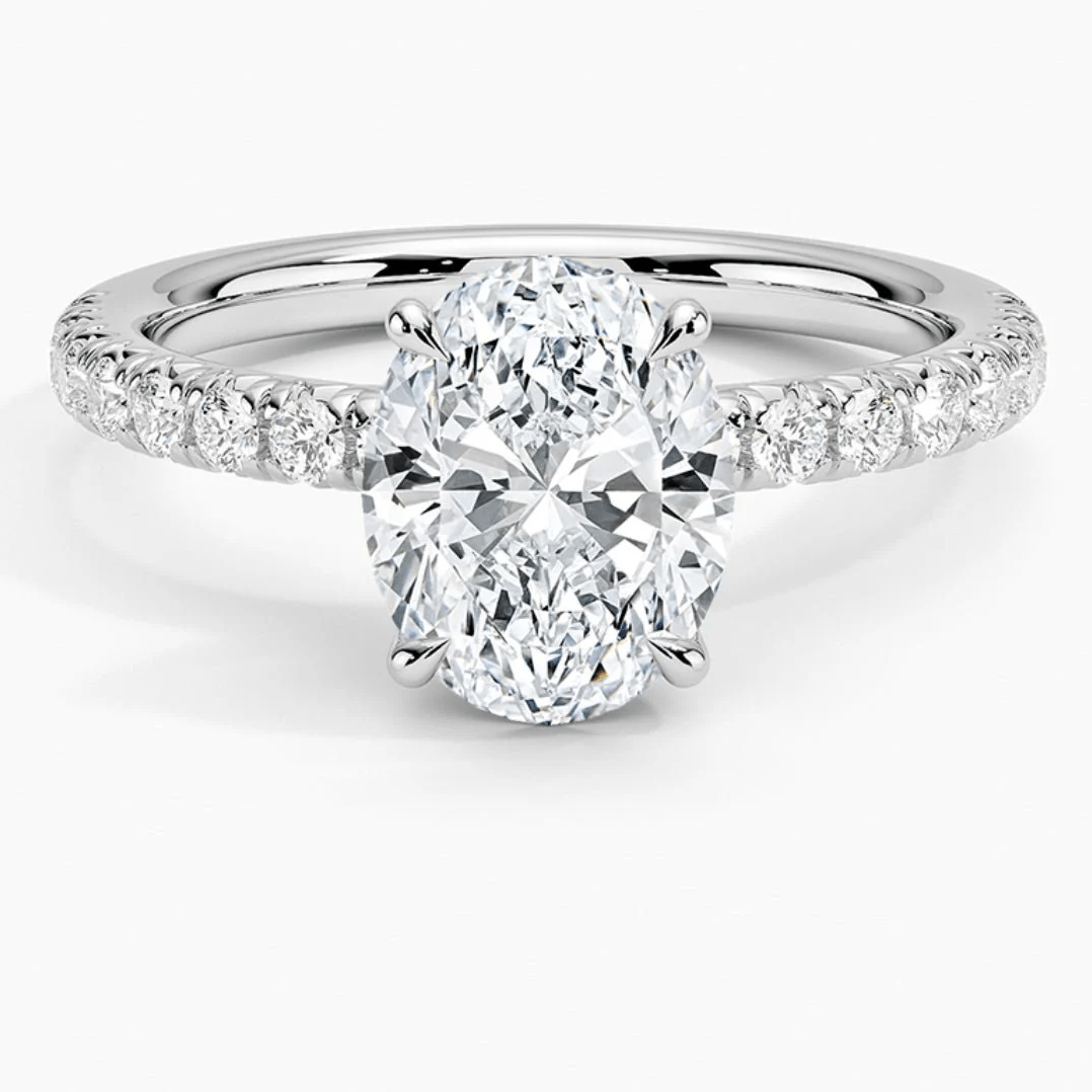Sterling Silver 4 Prong Petite Solitaire Ring - Luxe Emporium x
