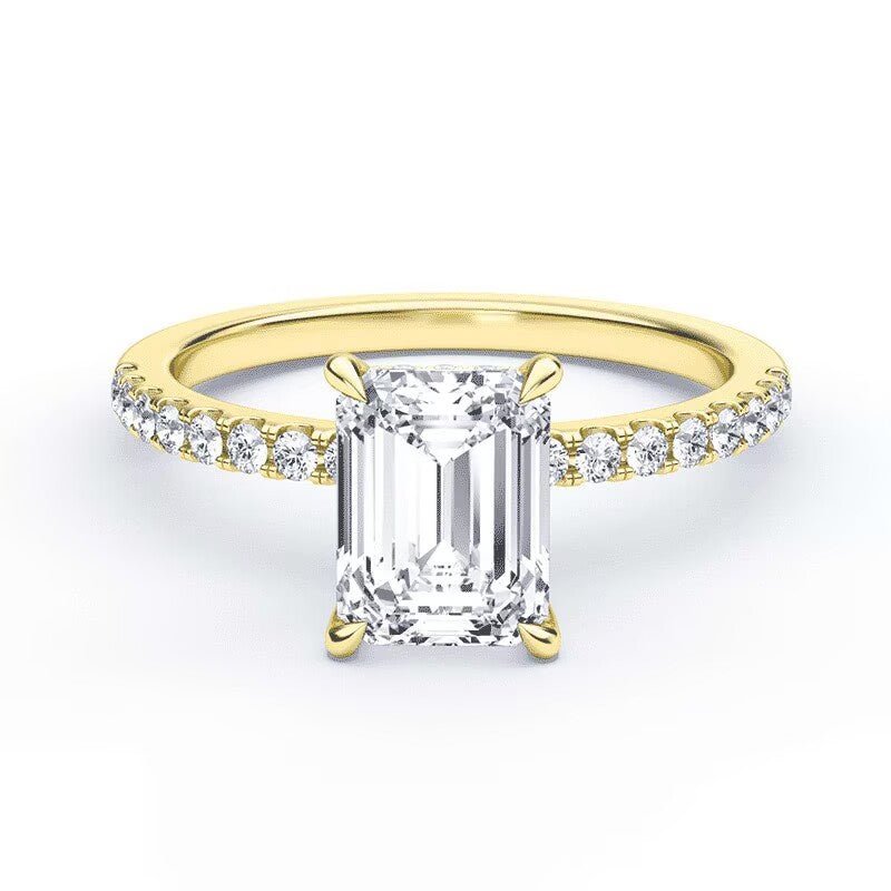 Gold Classic Emerald Cut Ring - Luxe Emporium x