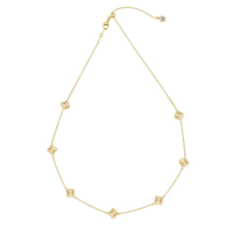 Gold Kiala Clover Necklace - Luxe Emporium x
