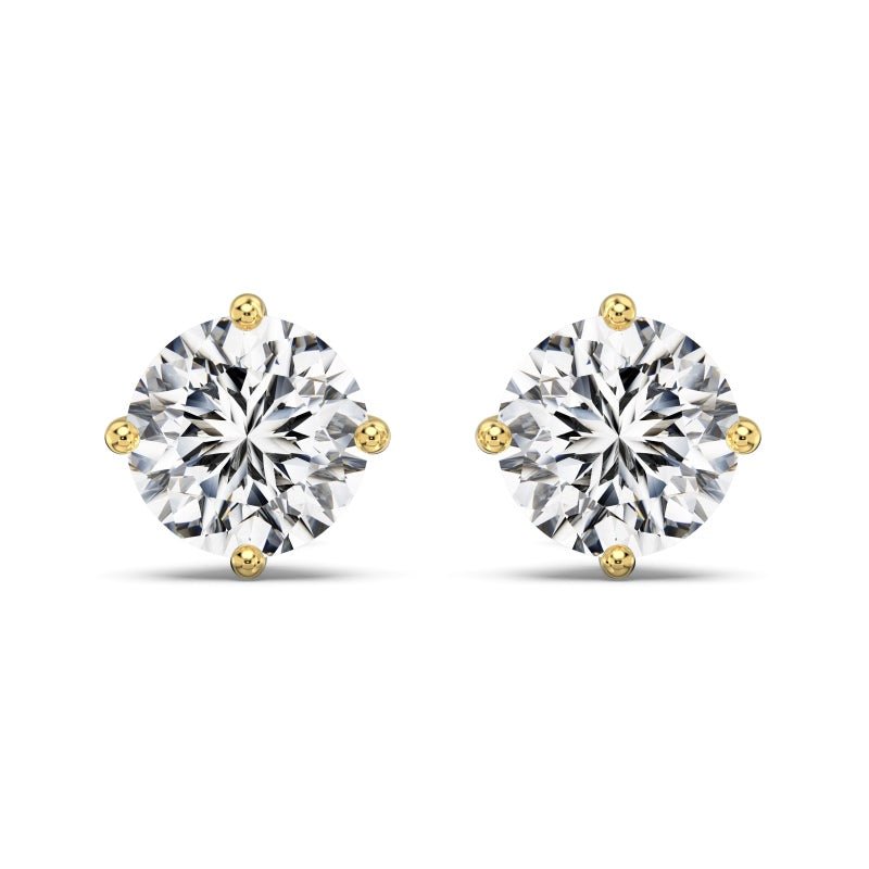 Gold Marla Stud Earrings - Luxe Emporium x