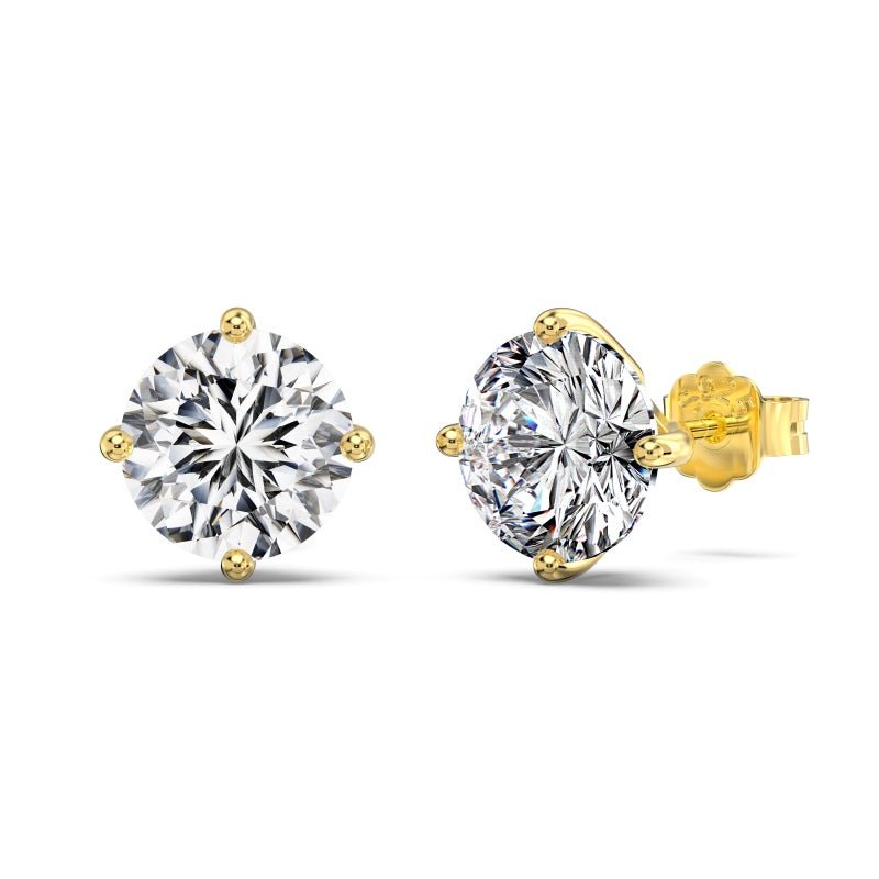 Gold Marla Stud Earrings - Luxe Emporium x