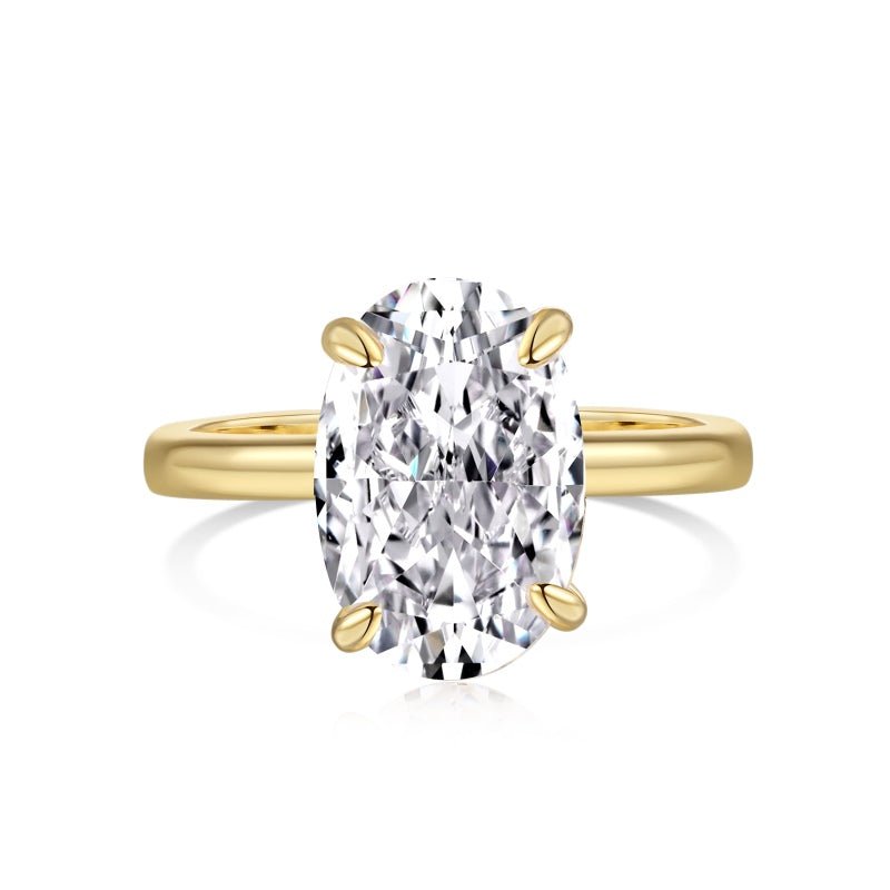 Gold Solitaire Eternity Set