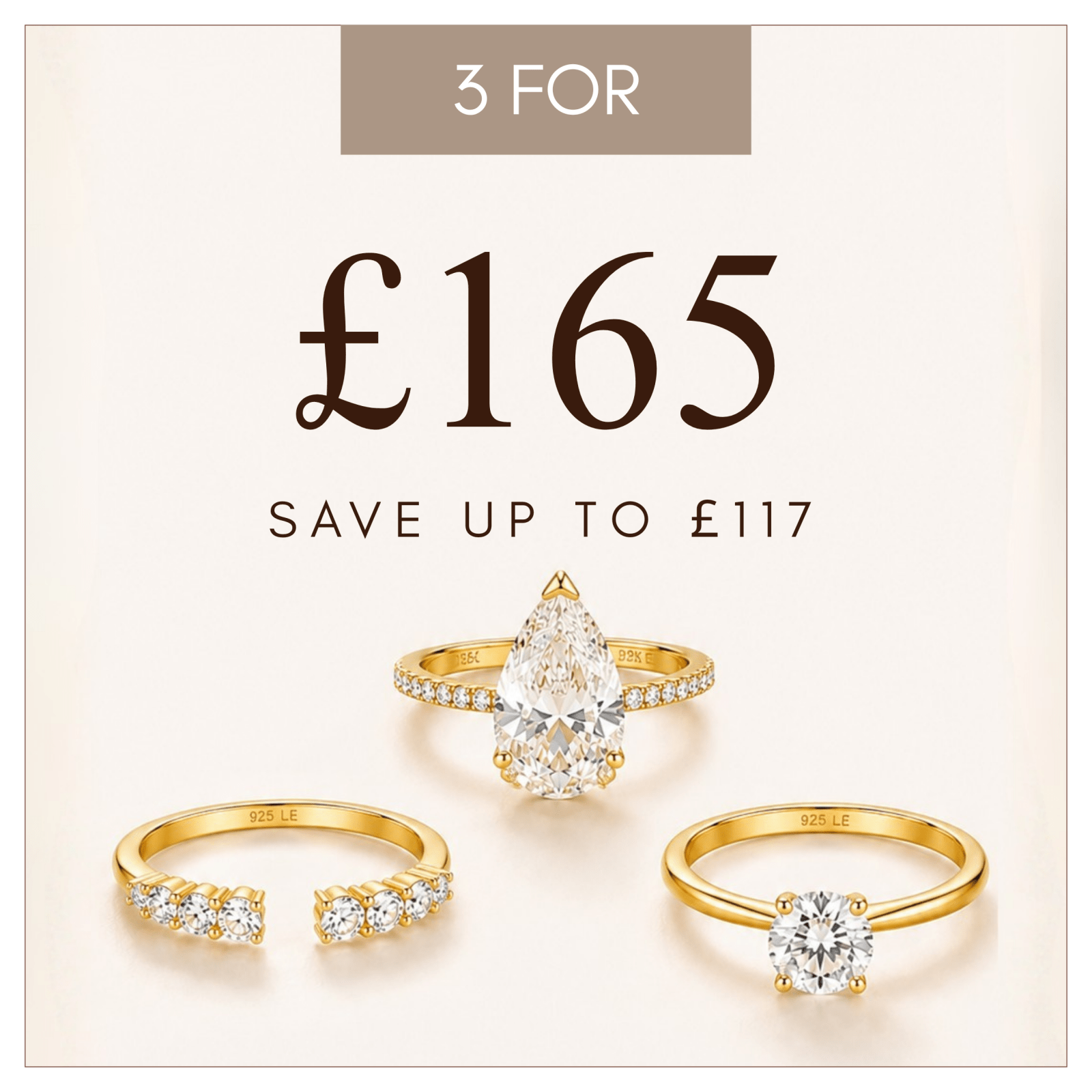 3 for £165 - Luxe Emporium x