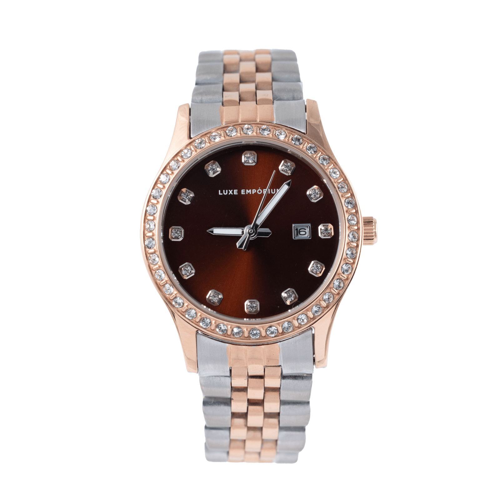 Two Tone Chocolate Cavallia 30 Watch - Luxe Emporium x