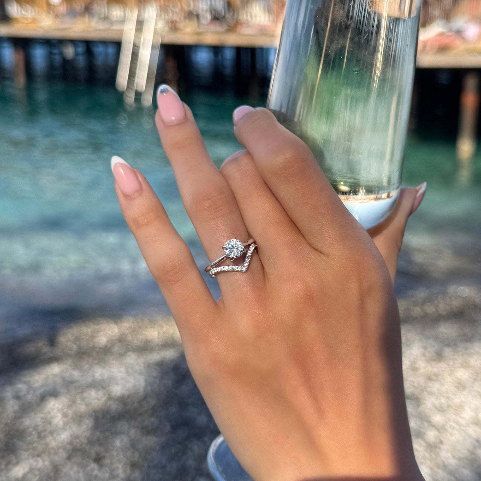 Sterling Silver Serene Ring - Luxe Emporium x